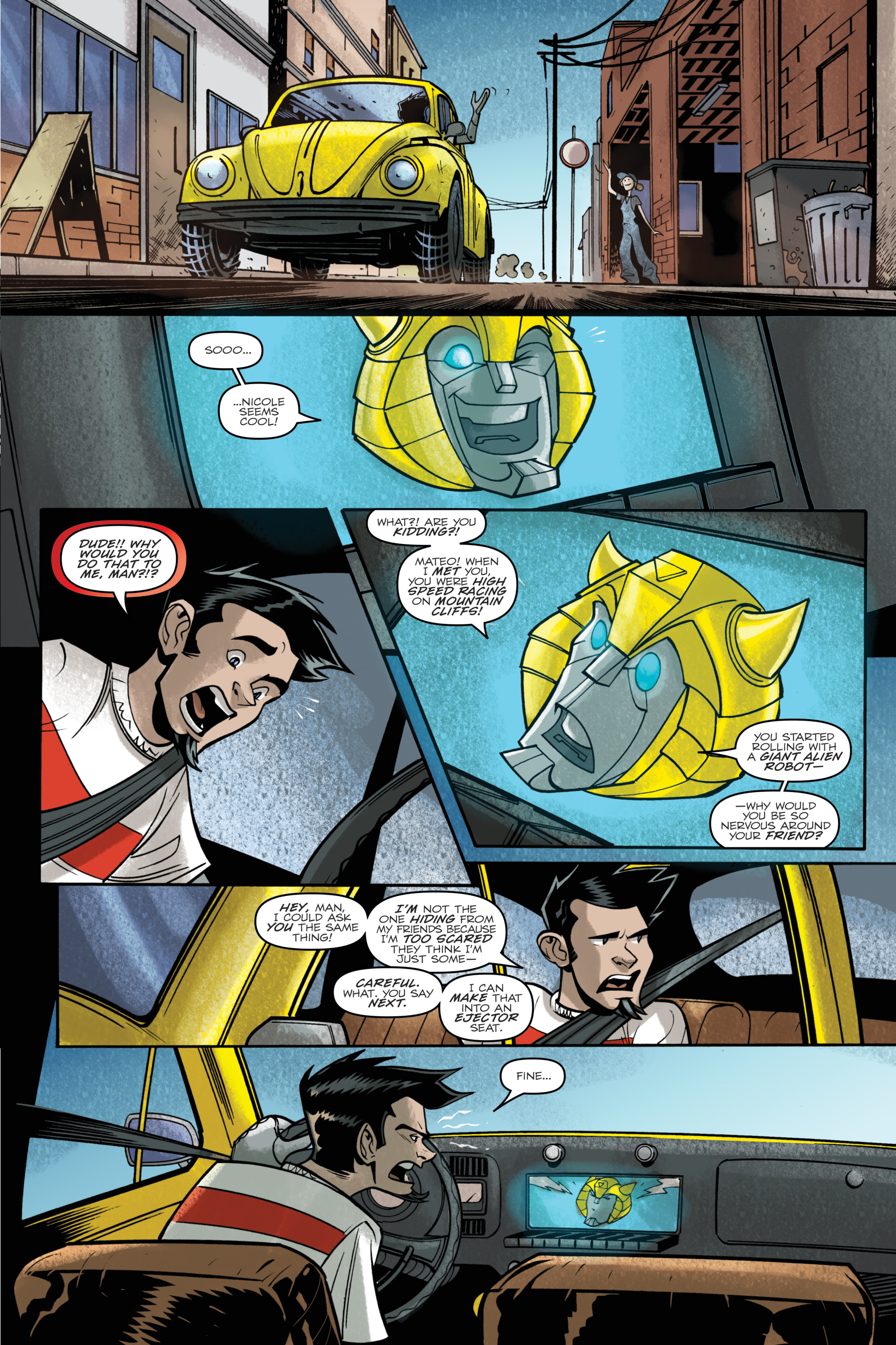 Read online Transformers: Bumblebee - Win If You Dare comic -  Issue # TPB - 28