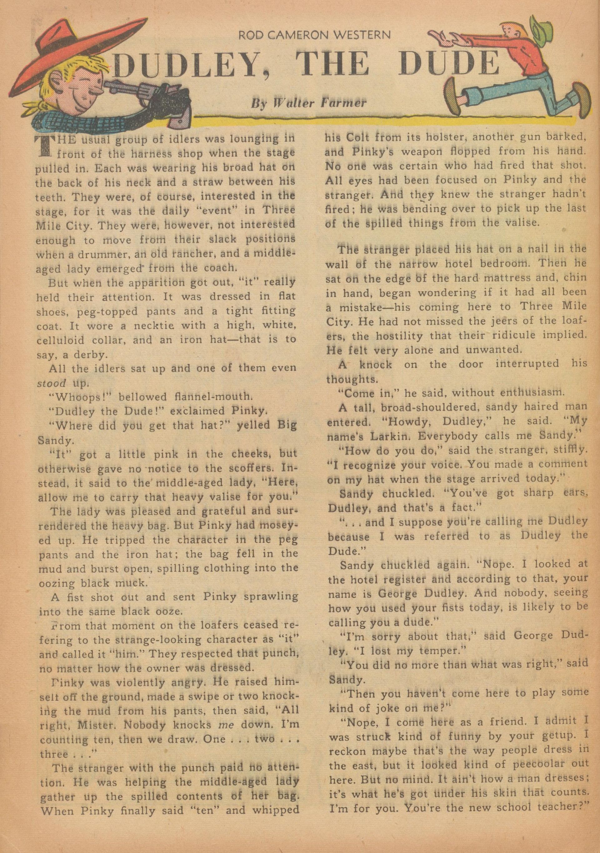 Read online Rod Cameron Western comic -  Issue #10 - 24