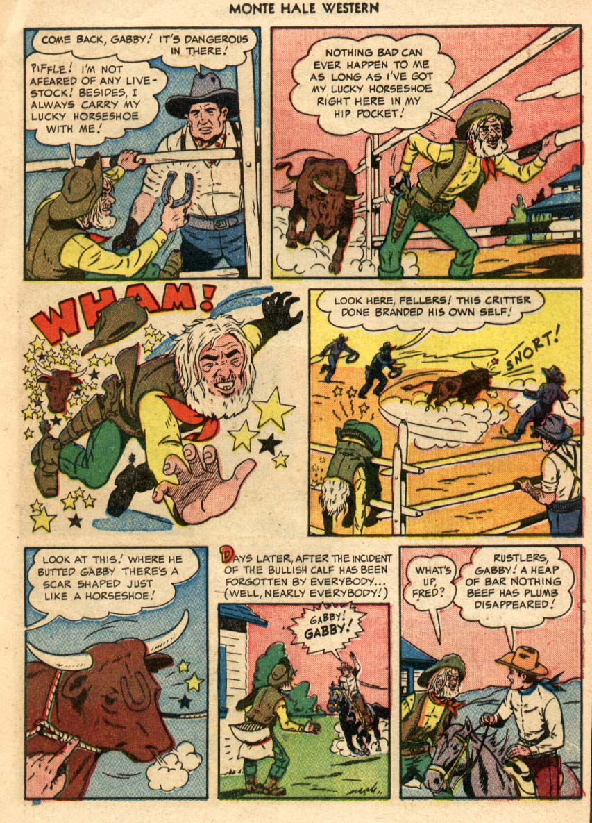 Read online Monte Hale Western comic -  Issue #58 - 16