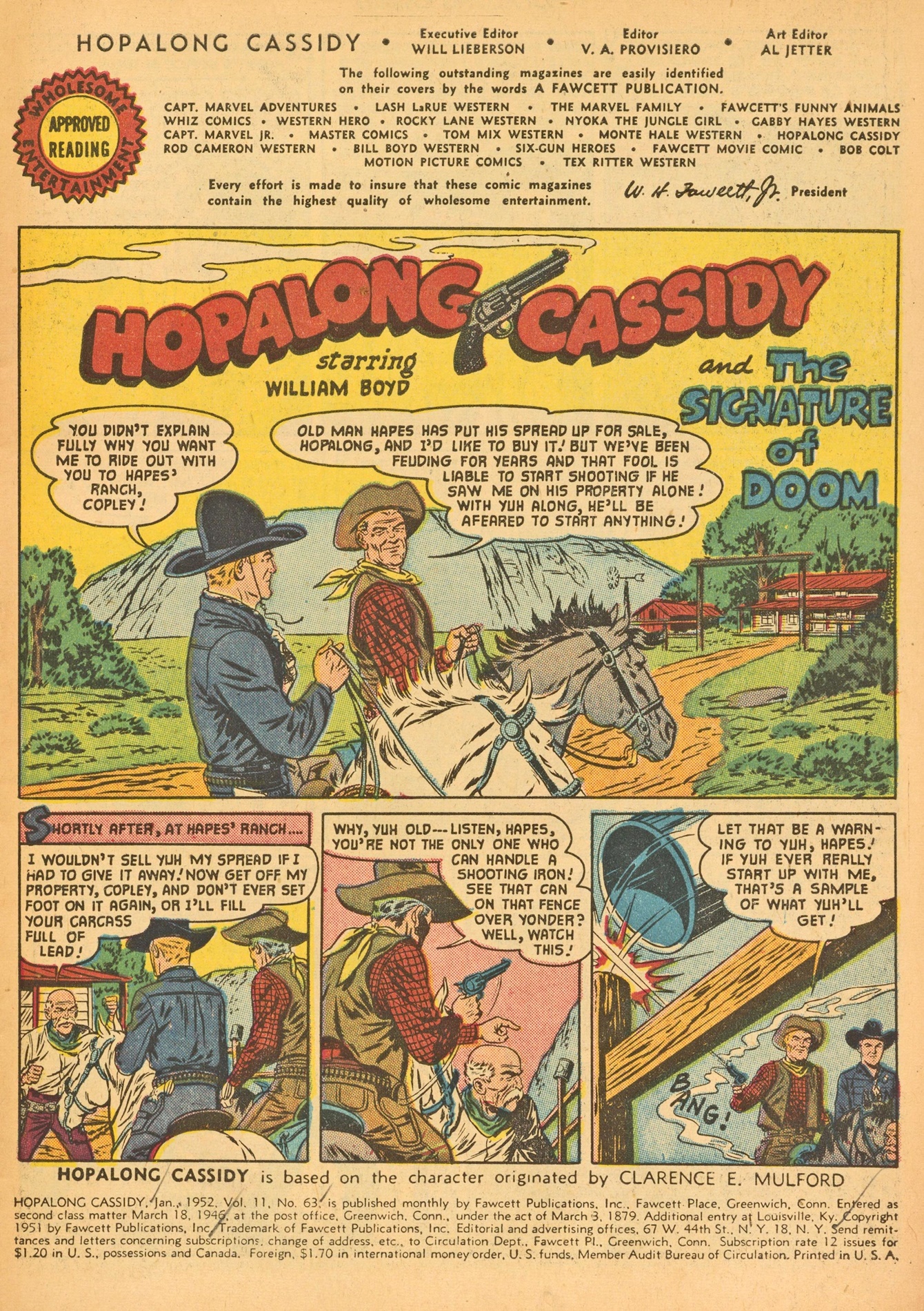 Read online Hopalong Cassidy comic -  Issue #63 - 3
