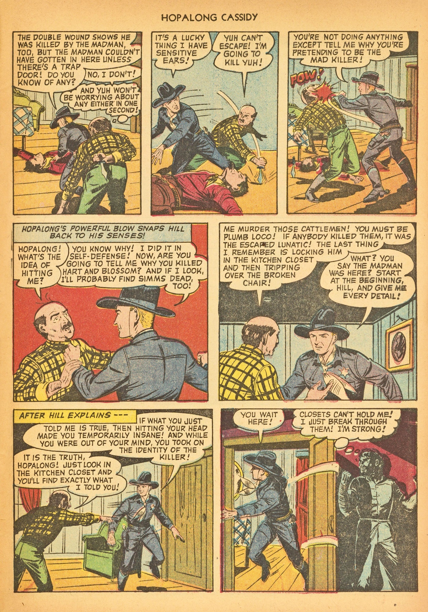Read online Hopalong Cassidy comic -  Issue #54 - 49