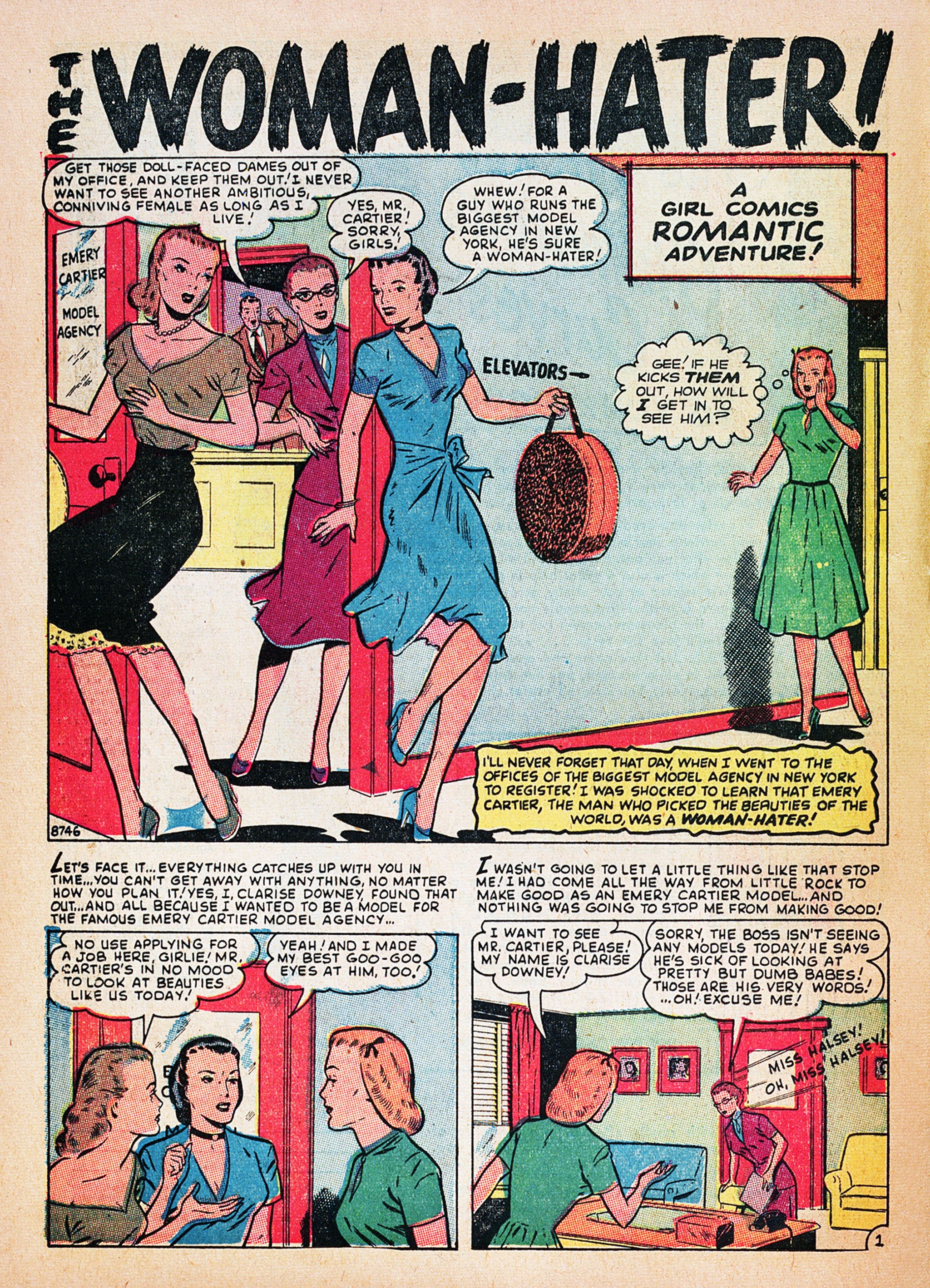 Read online Girl Comics (1949) comic -  Issue #10 - 12