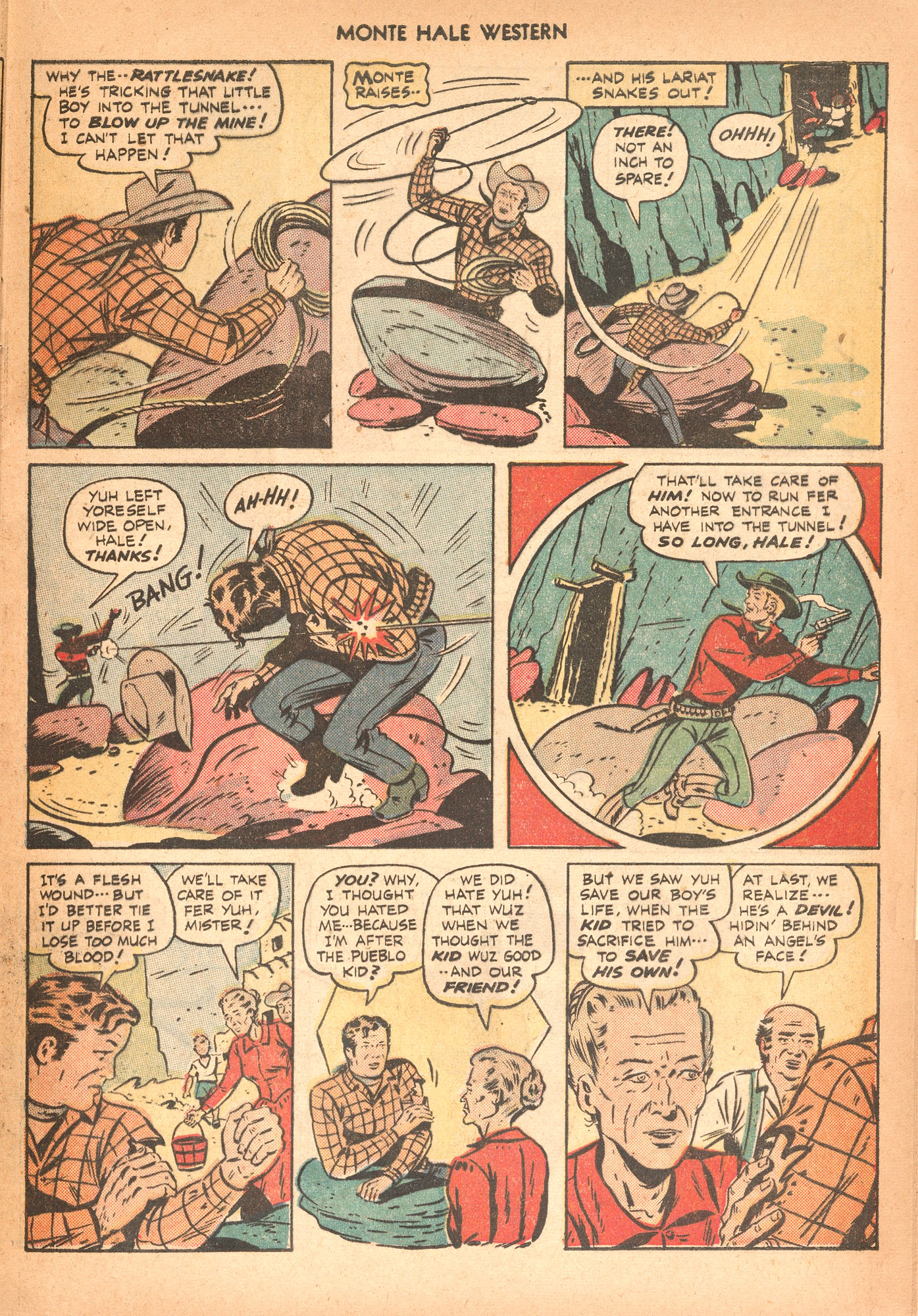 Read online Monte Hale Western comic -  Issue #37 - 23