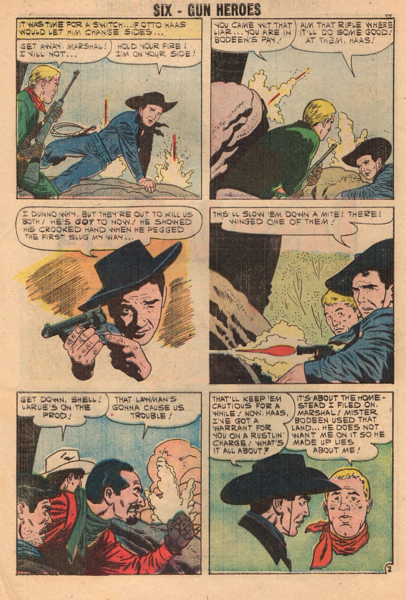 Read online Six-Gun Heroes comic -  Issue #61 - 4
