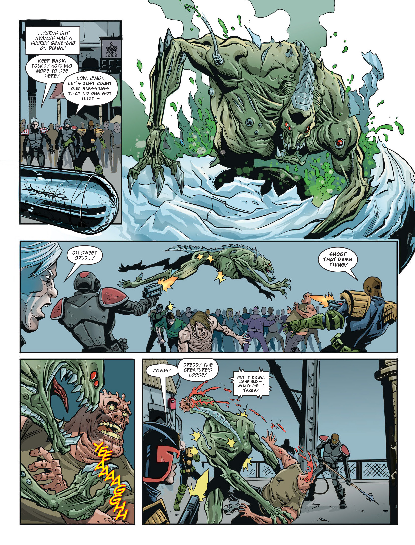 Read online Judge Dredd Megazine (Vol. 5) comic -  Issue #464 - 12