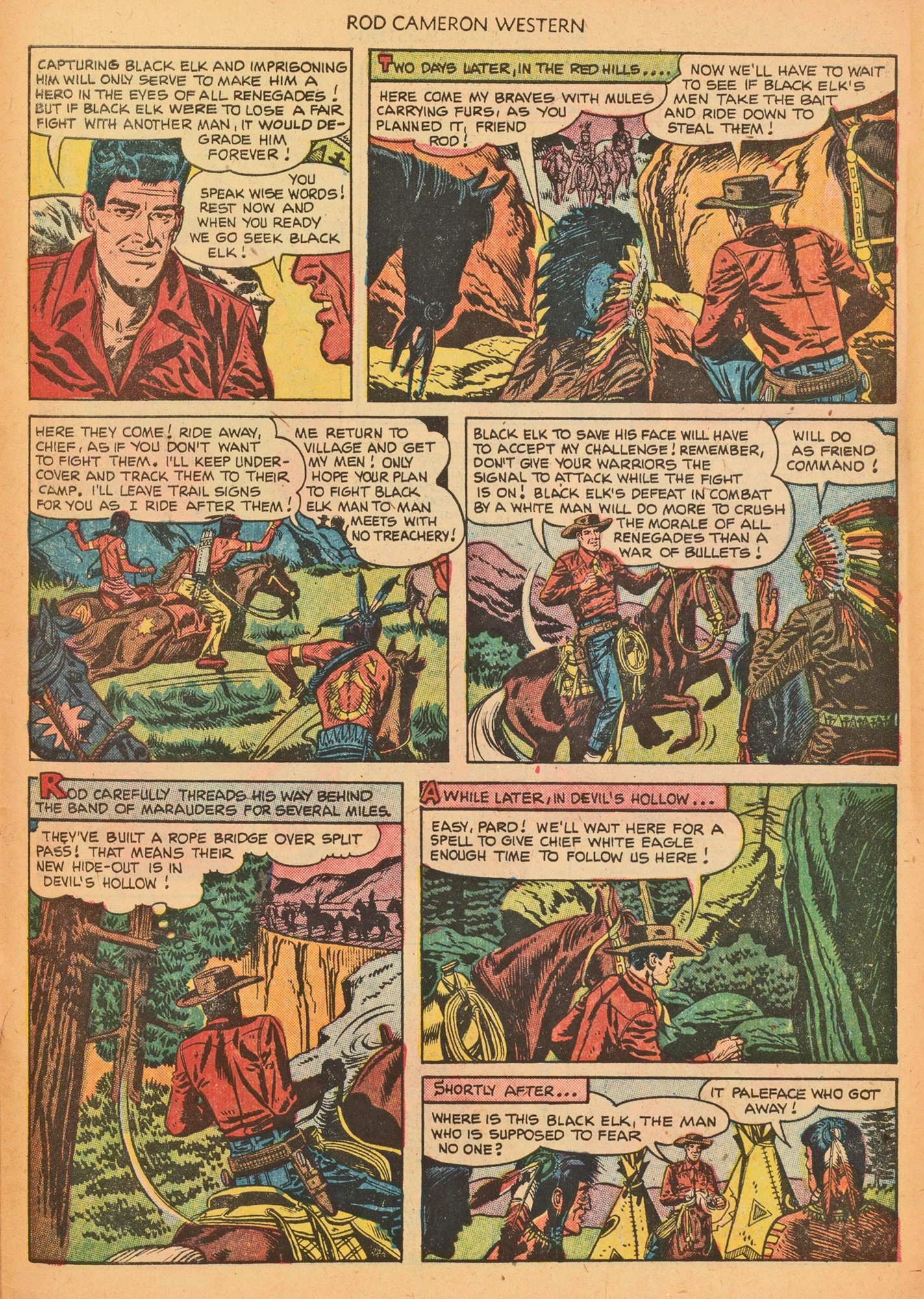 Read online Rod Cameron Western comic -  Issue #15 - 31