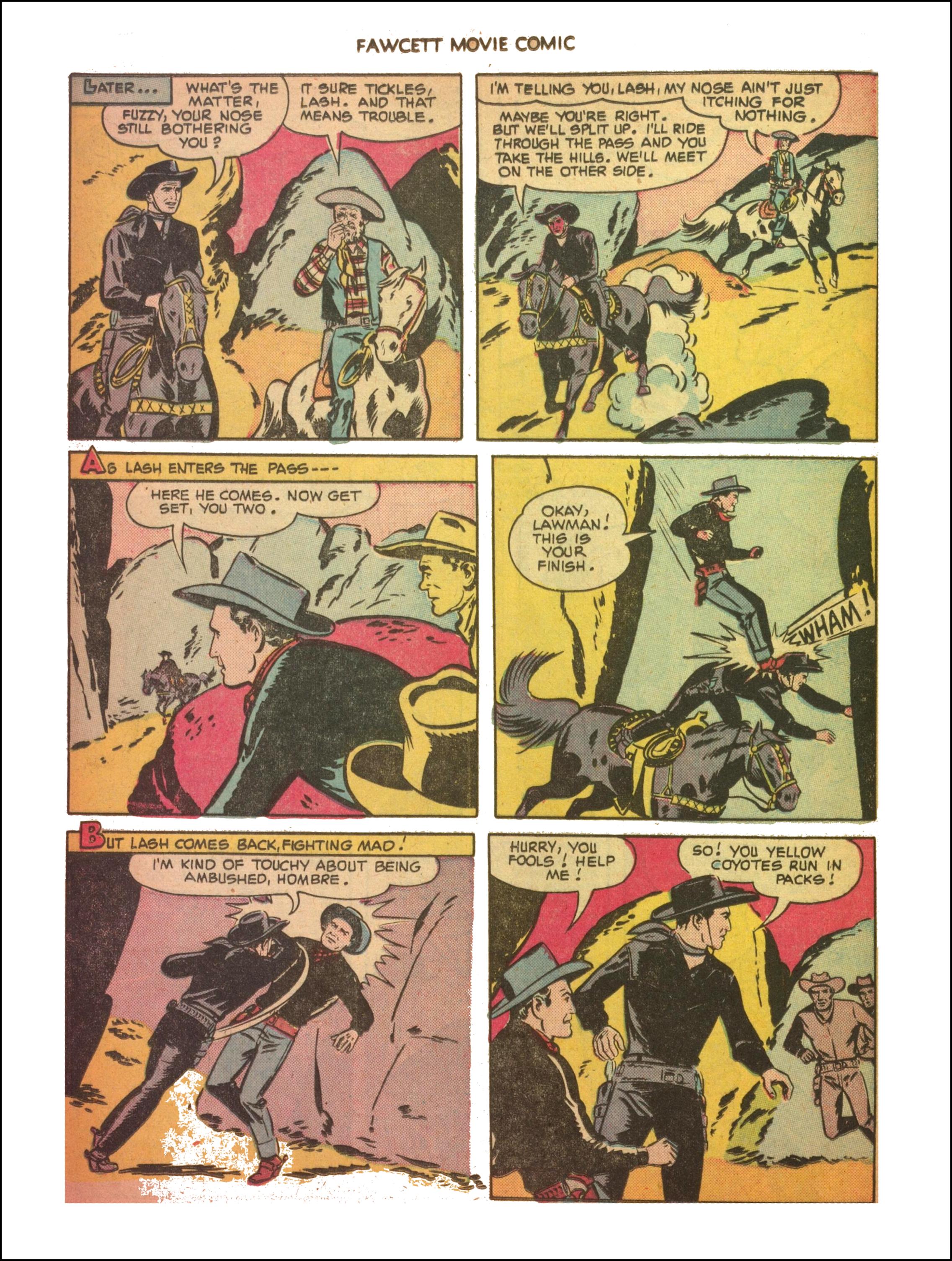 Read online Fawcett Movie Comic comic -  Issue #11 - 12