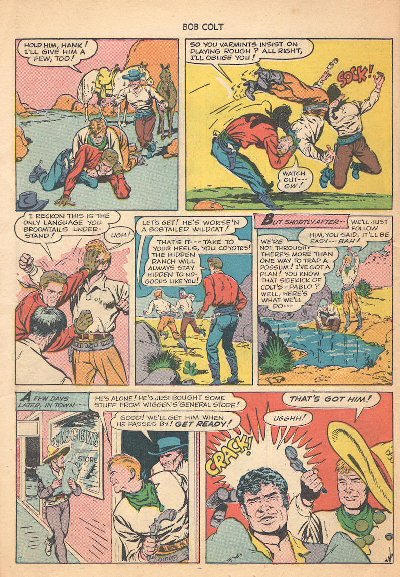 Read online Bob Colt Western comic -  Issue #1 - 22