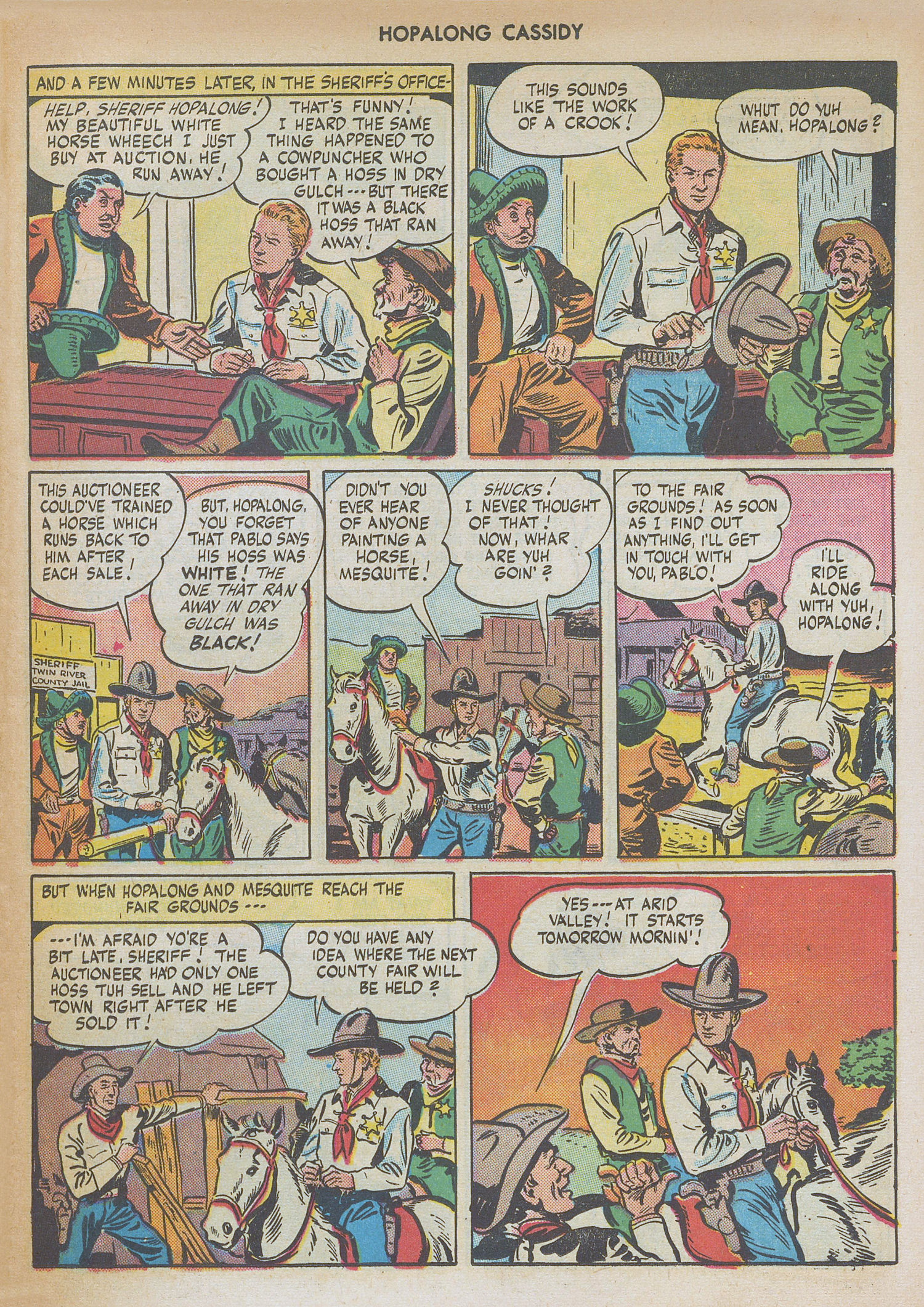 Read online Hopalong Cassidy comic -  Issue #7 - 17