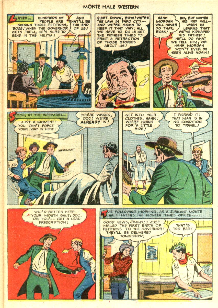 Read online Monte Hale Western comic -  Issue #58 - 34