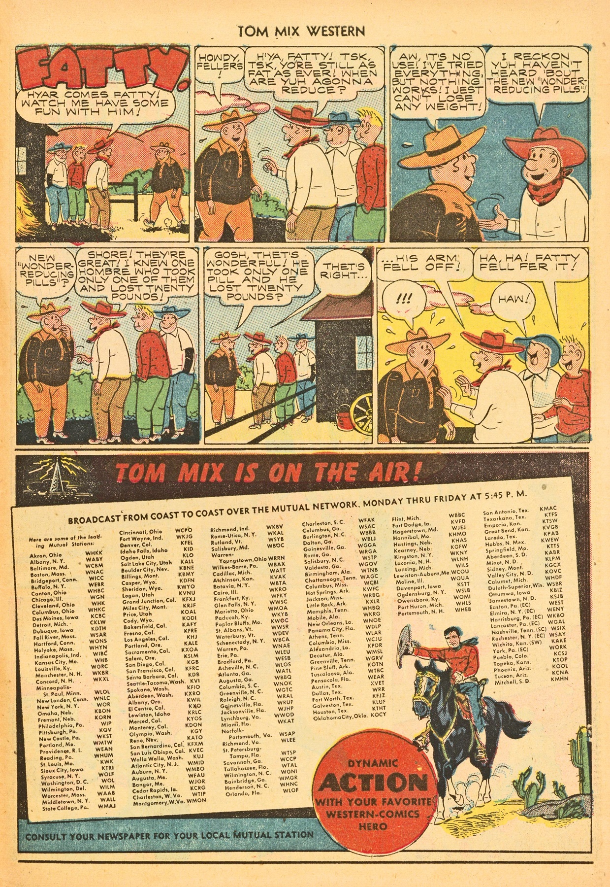 Read online Tom Mix Western (1948) comic -  Issue #21 - 43