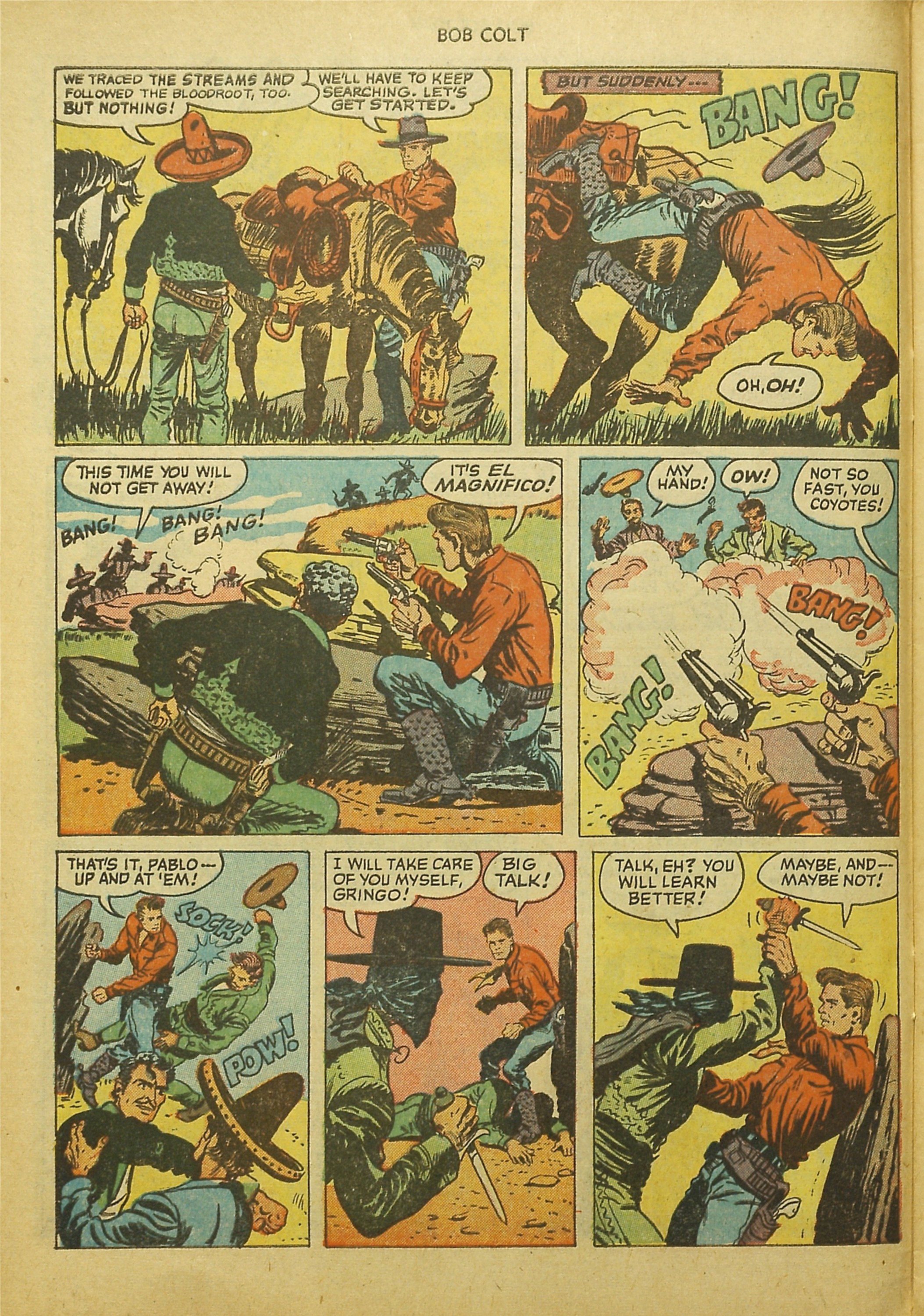 Read online Bob Colt Western comic -  Issue #9 - 10