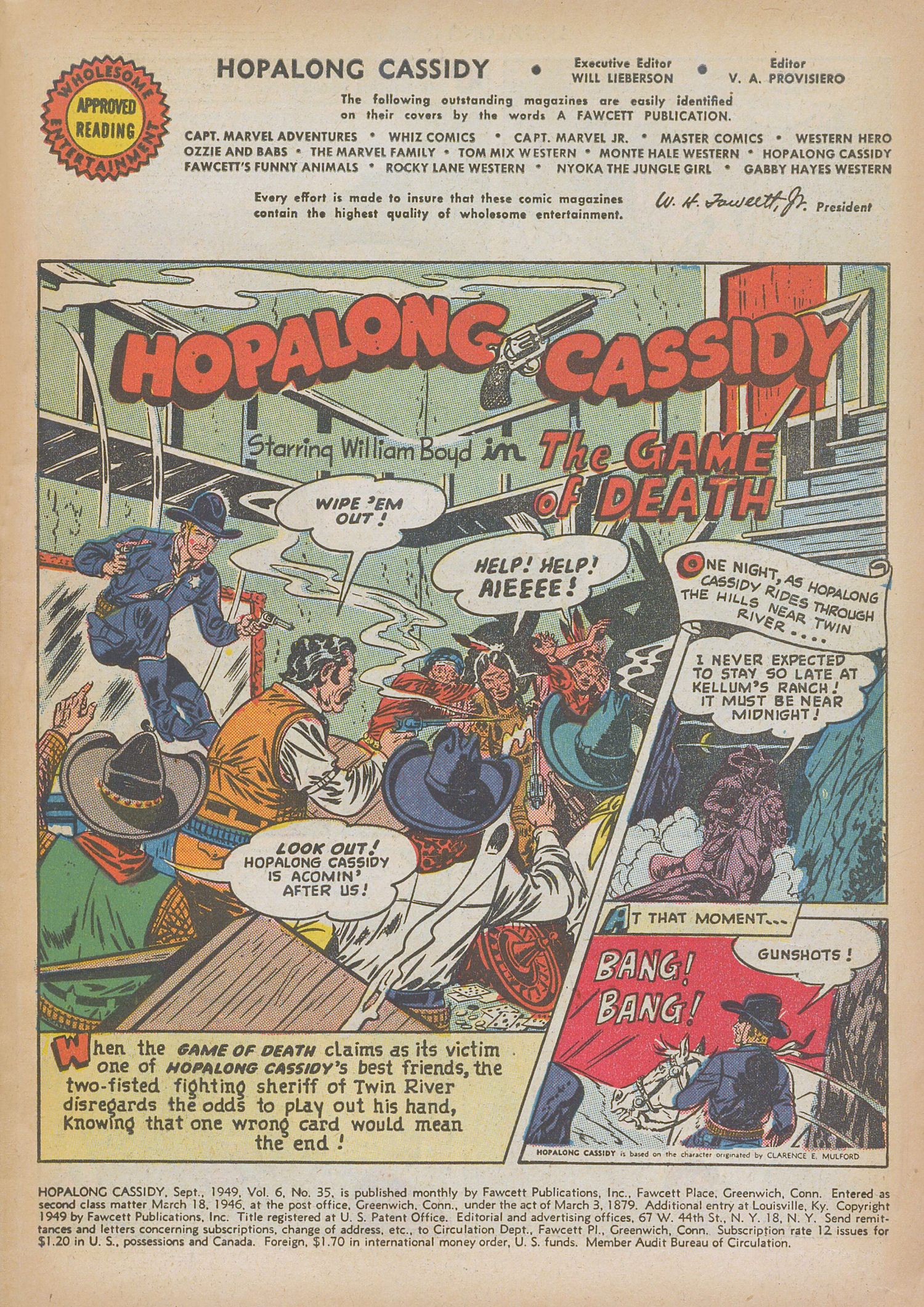 Read online Hopalong Cassidy comic -  Issue #35 - 3