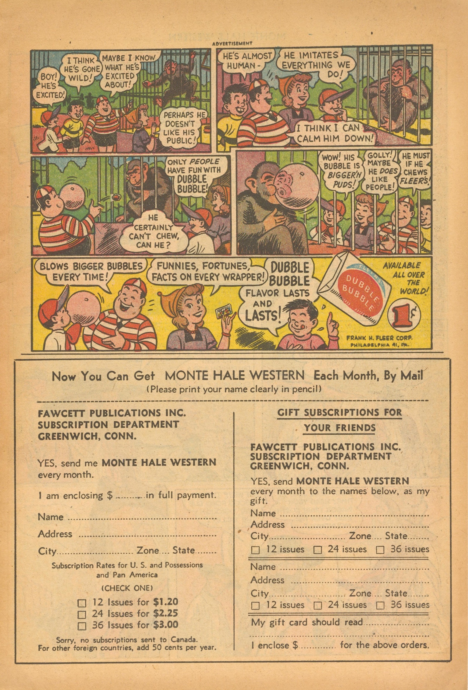 Read online Monte Hale Western comic -  Issue #76 - 11