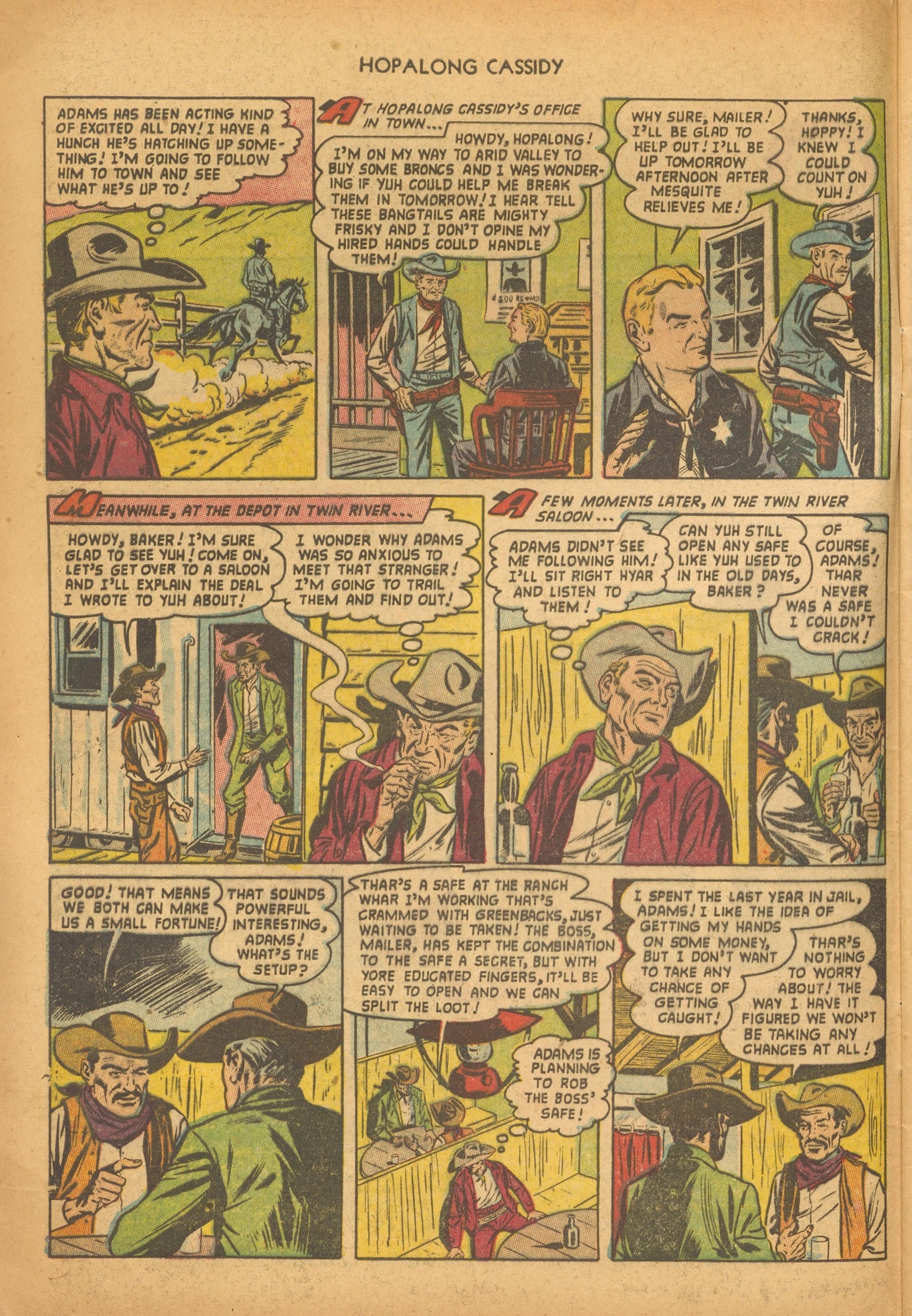 Read online Hopalong Cassidy comic -  Issue #78 - 4