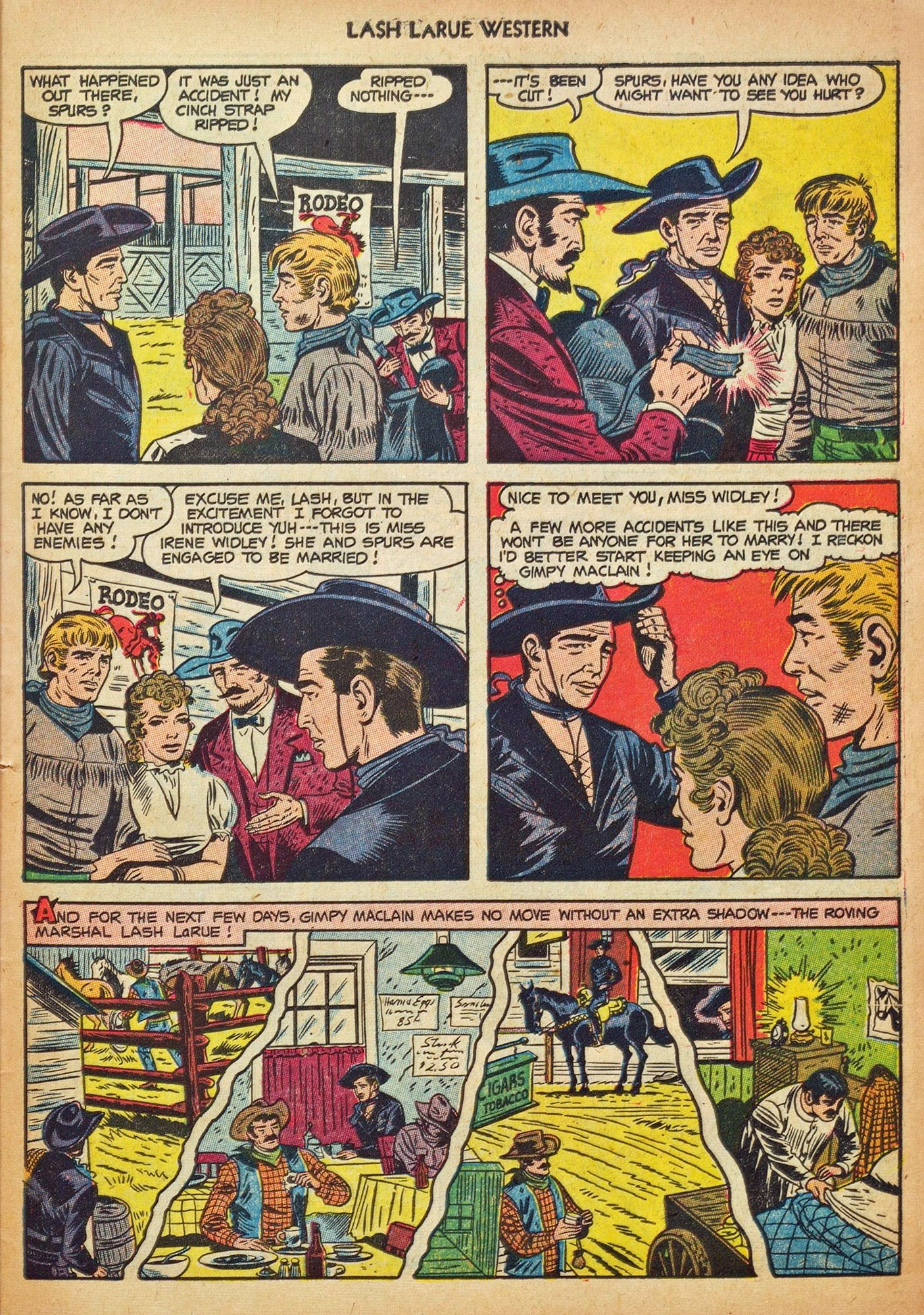 Read online Lash Larue Western (1949) comic -  Issue #44 - 31