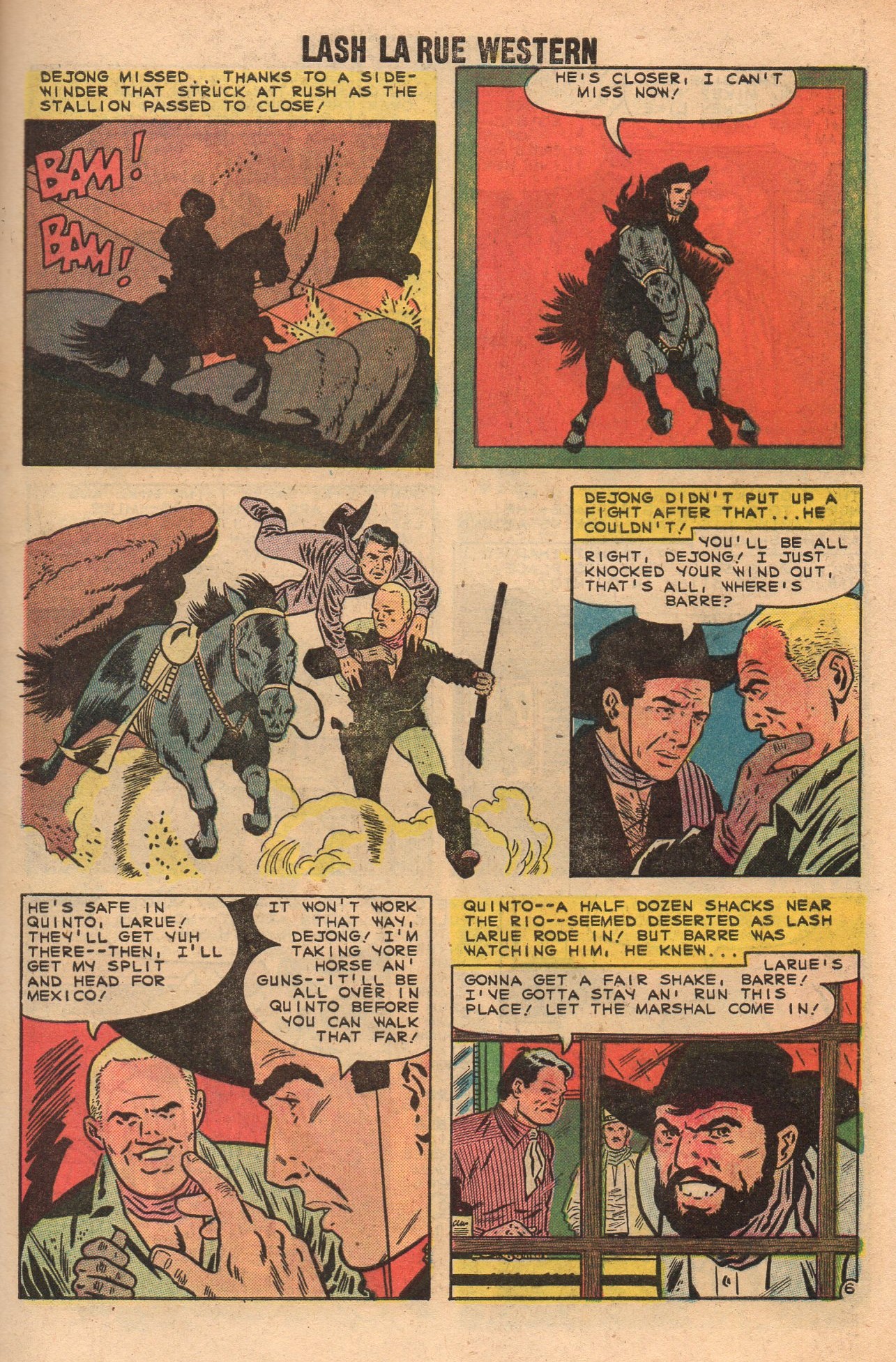 Read online Lash Larue Western (1949) comic -  Issue #73 - 9