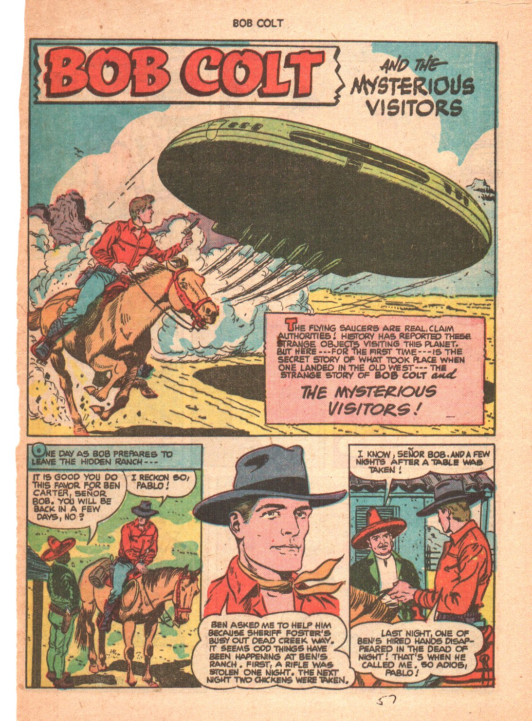 Read online Bob Colt Western comic -  Issue #6 - 24