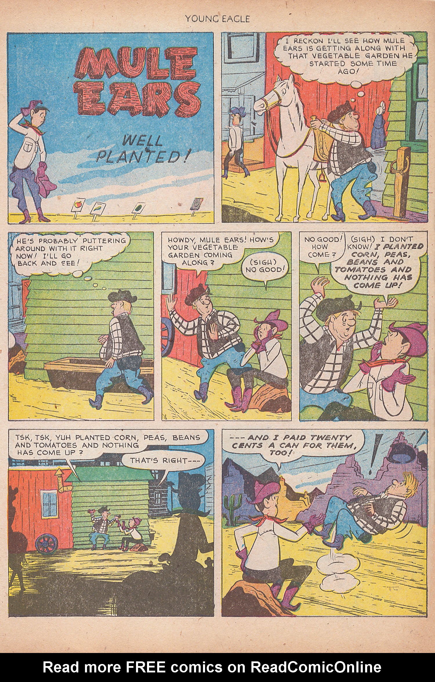 Read online Young Eagle comic -  Issue #7 - 24