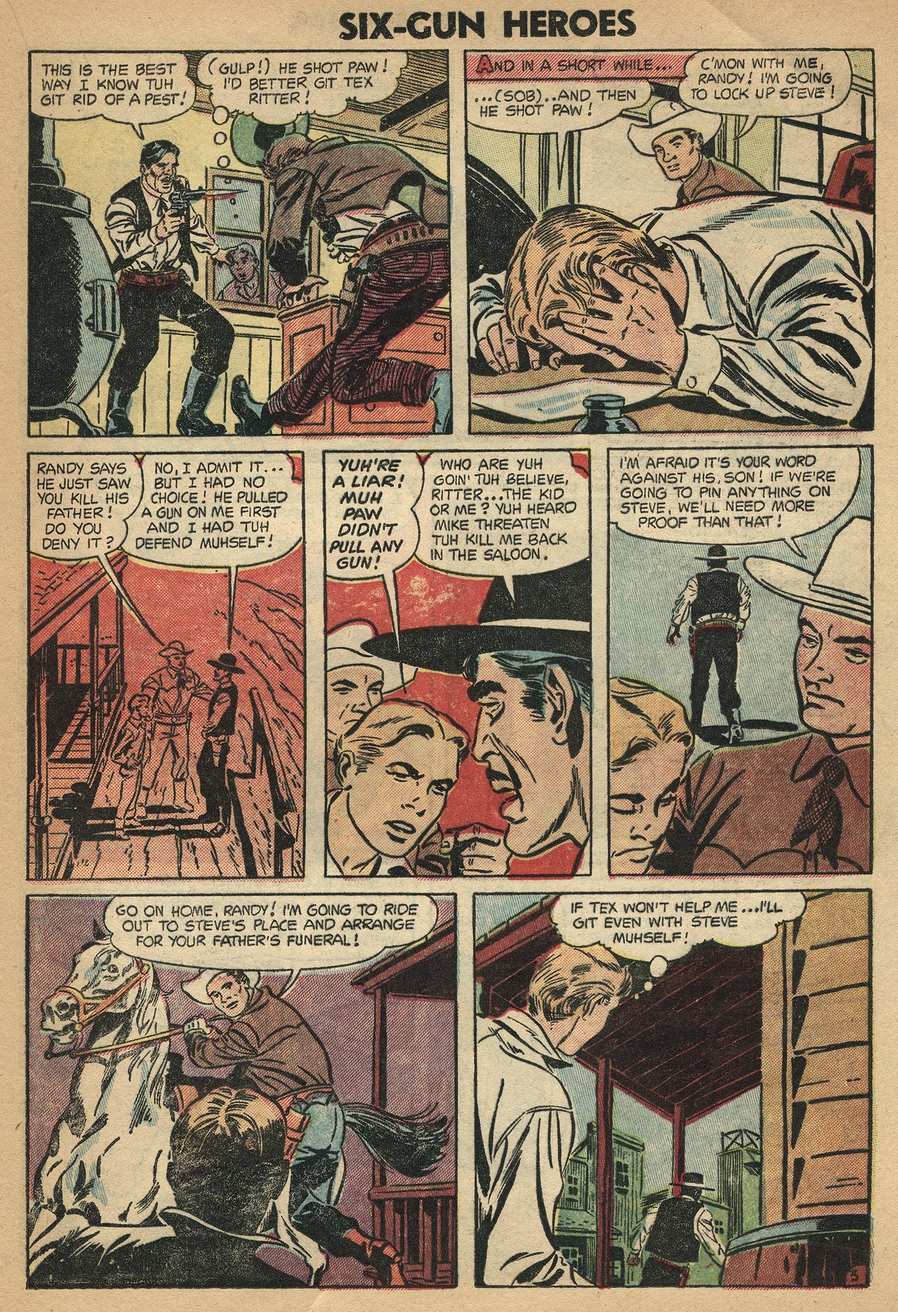 Read online Six-Gun Heroes comic -  Issue #28 - 21