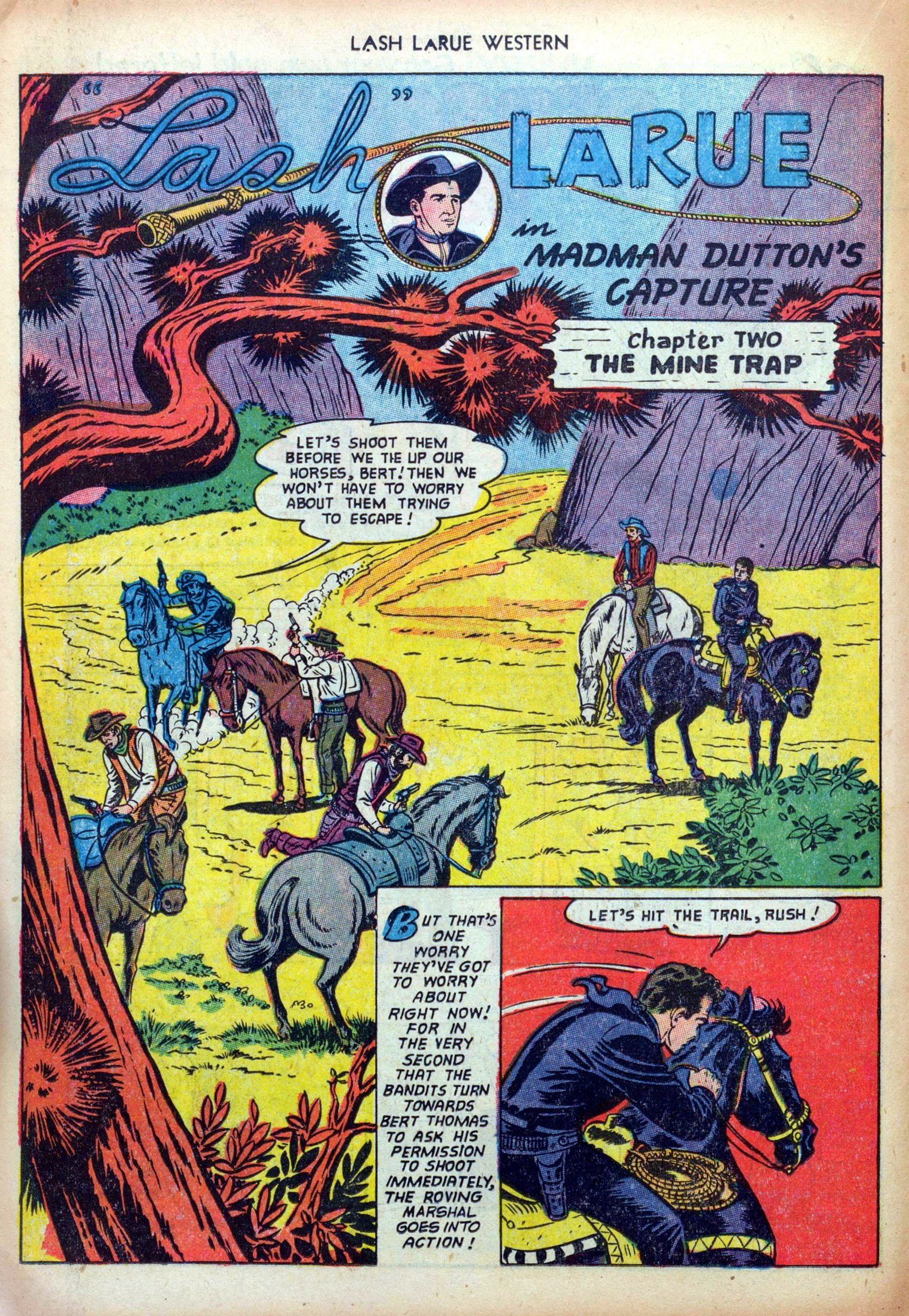 Read online Lash Larue Western (1949) comic -  Issue #35 - 18