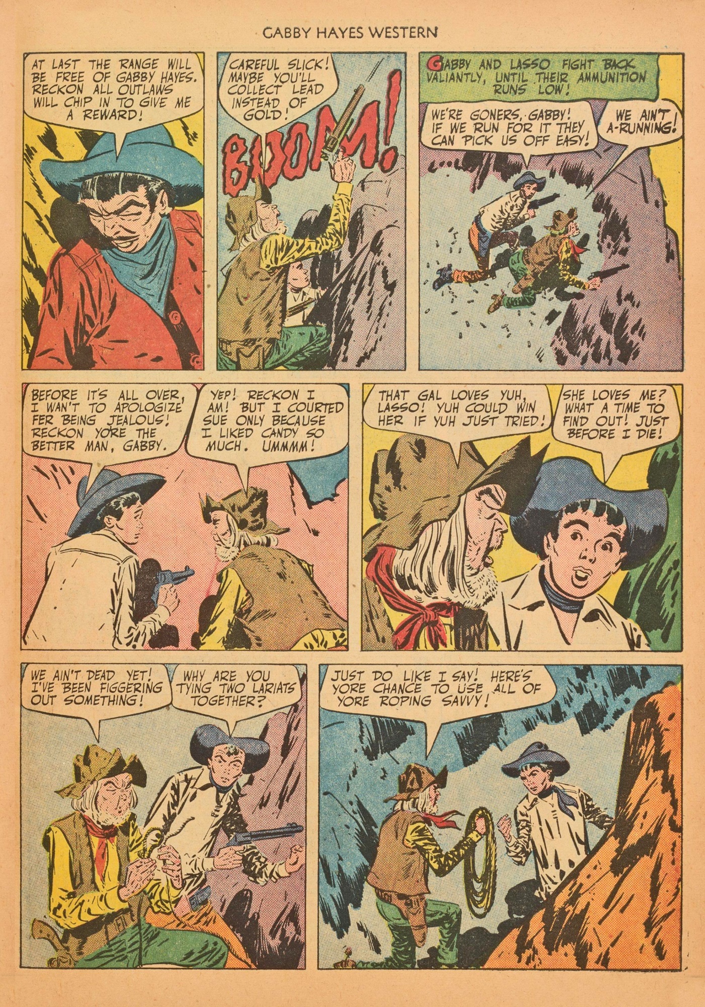 Read online Gabby Hayes Western comic -  Issue #25 - 47