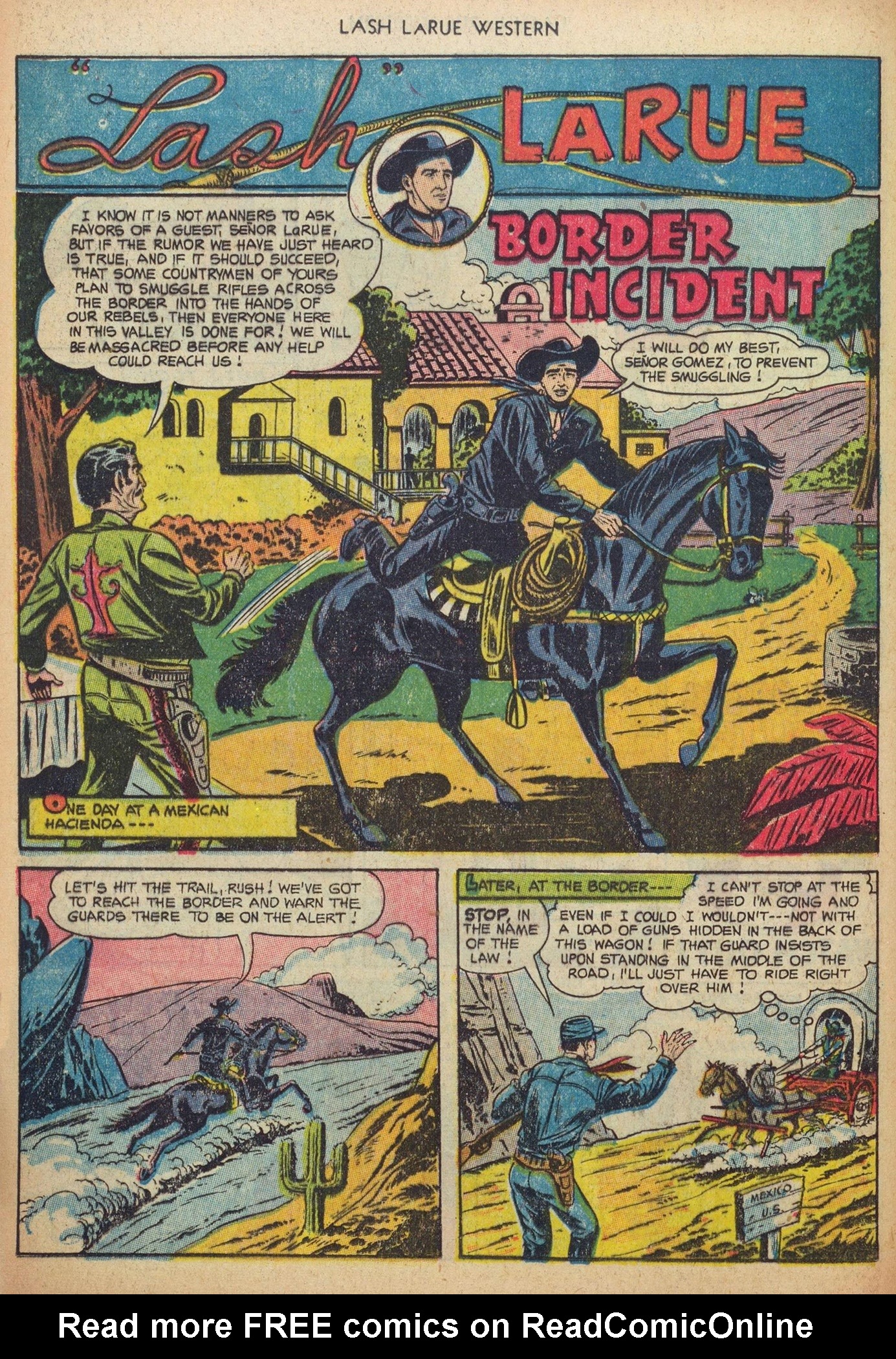 Read online Lash Larue Western (1949) comic -  Issue #37 - 12