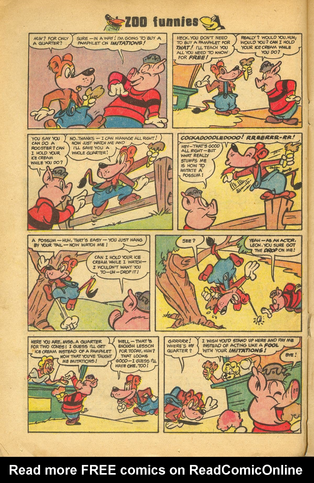 Read online Zoo Funnies comic -  Issue #7 - 16