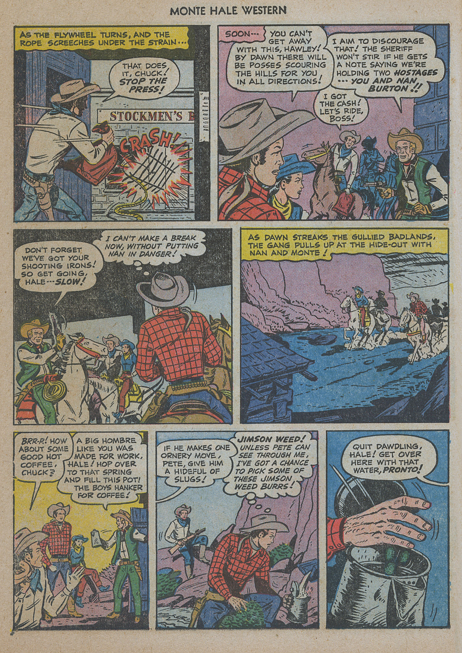 Read online Monte Hale Western comic -  Issue #48 - 10