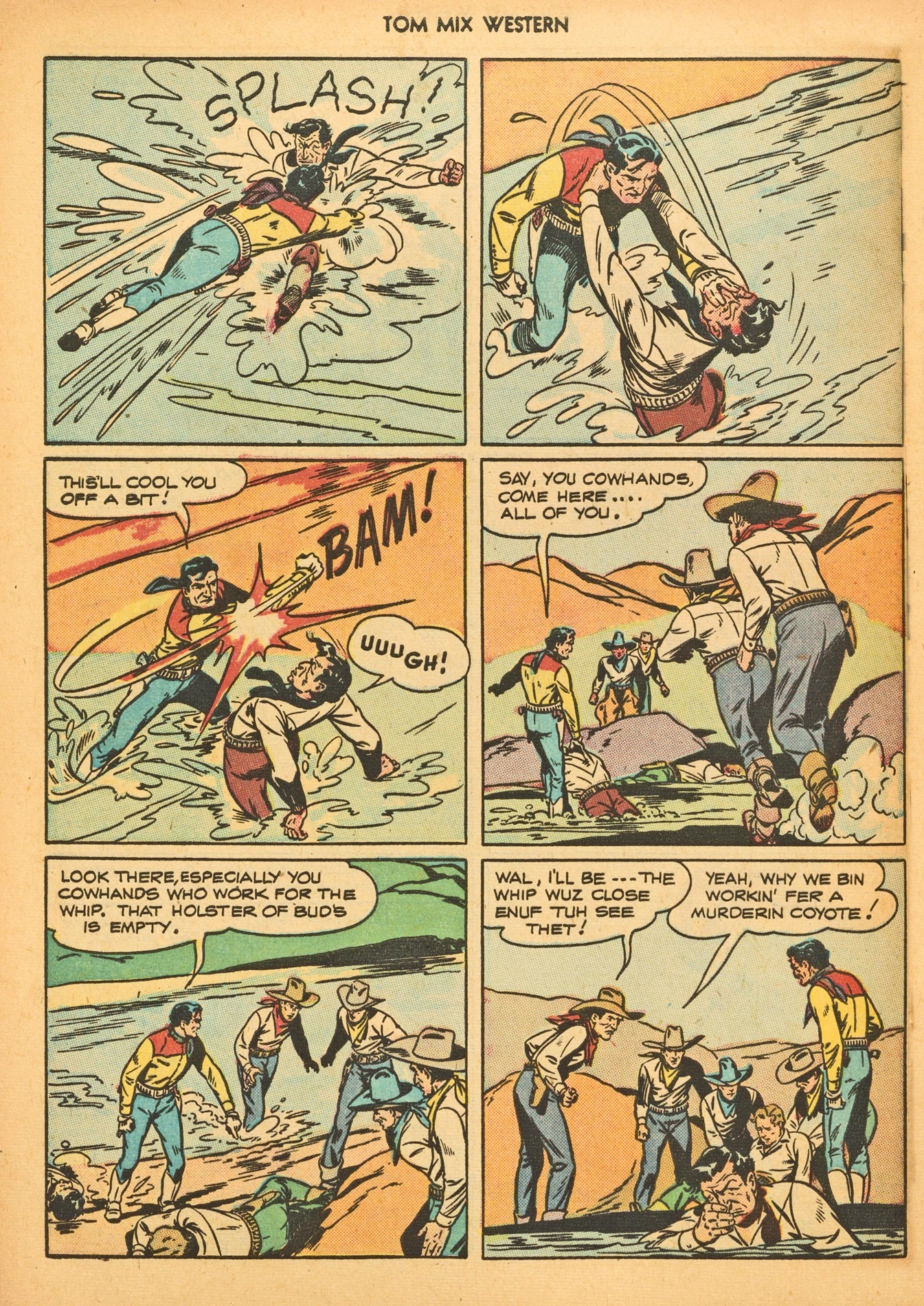 Read online Tom Mix Western (1948) comic -  Issue #3 - 32