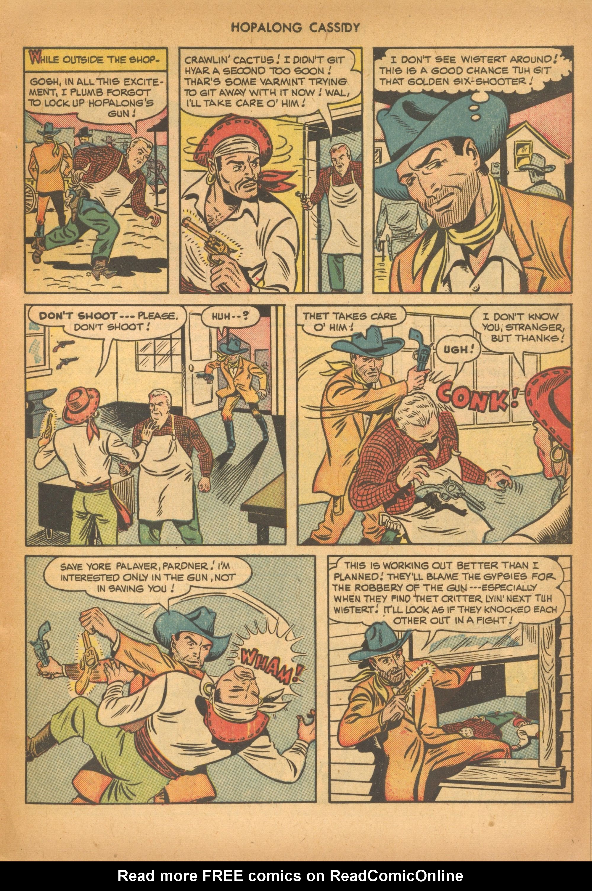 Read online Hopalong Cassidy comic -  Issue #43 - 21