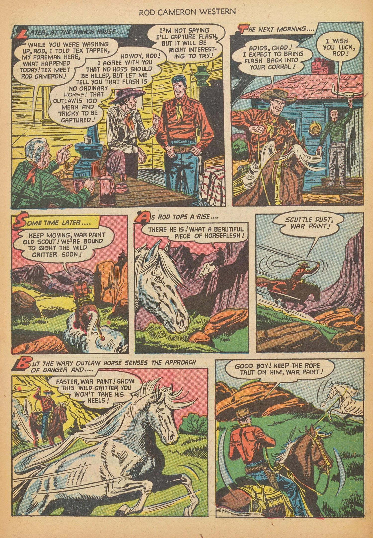 Read online Rod Cameron Western comic -  Issue #16 - 30