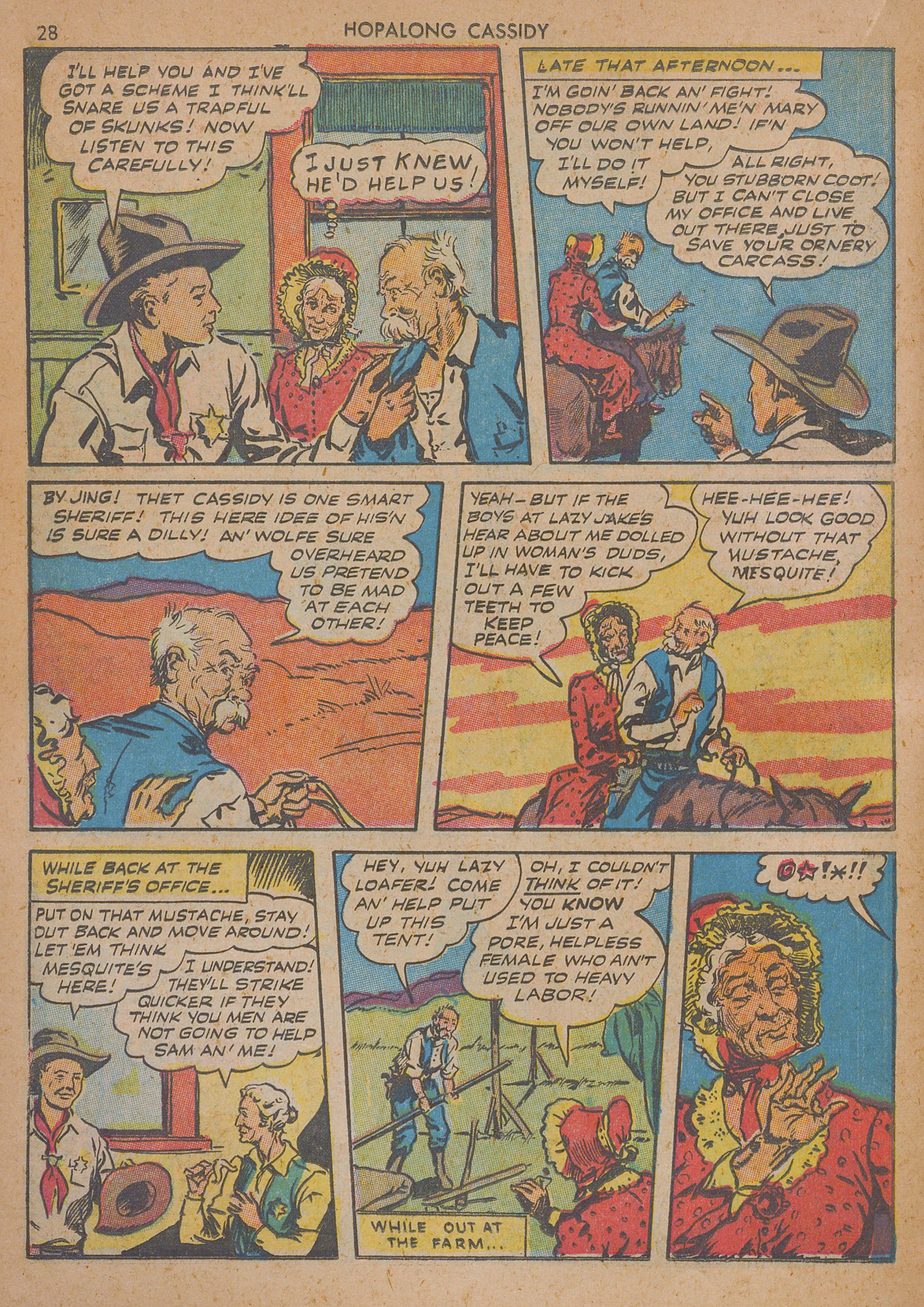 Read online Hopalong Cassidy comic -  Issue #1 - 28