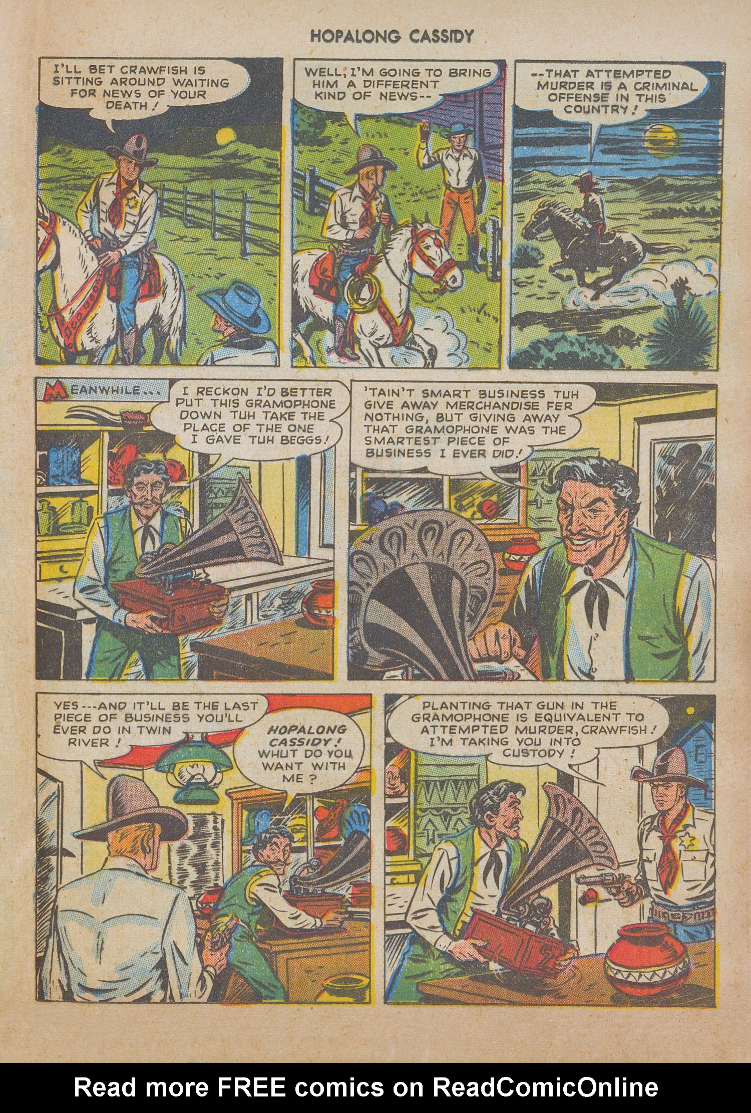Read online Hopalong Cassidy comic -  Issue #25 - 29