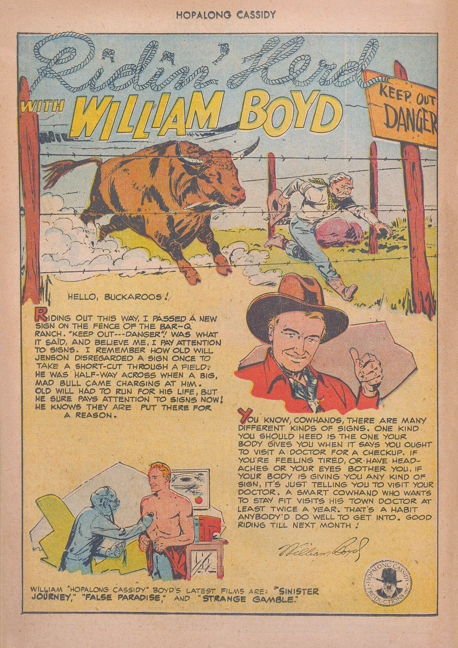 Read online Hopalong Cassidy comic -  Issue #27 - 24