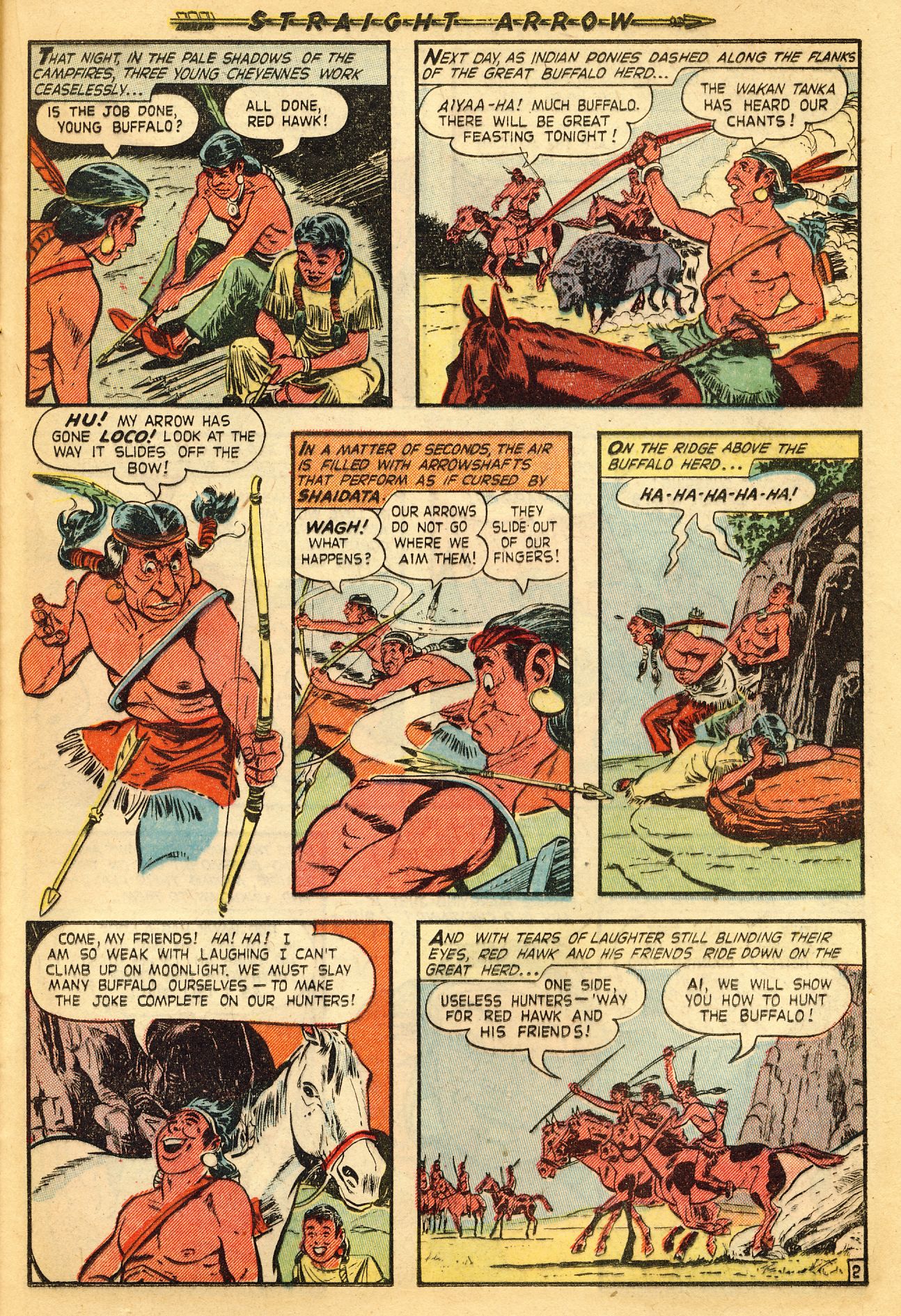 Read online Straight Arrow comic -  Issue #16 - 21