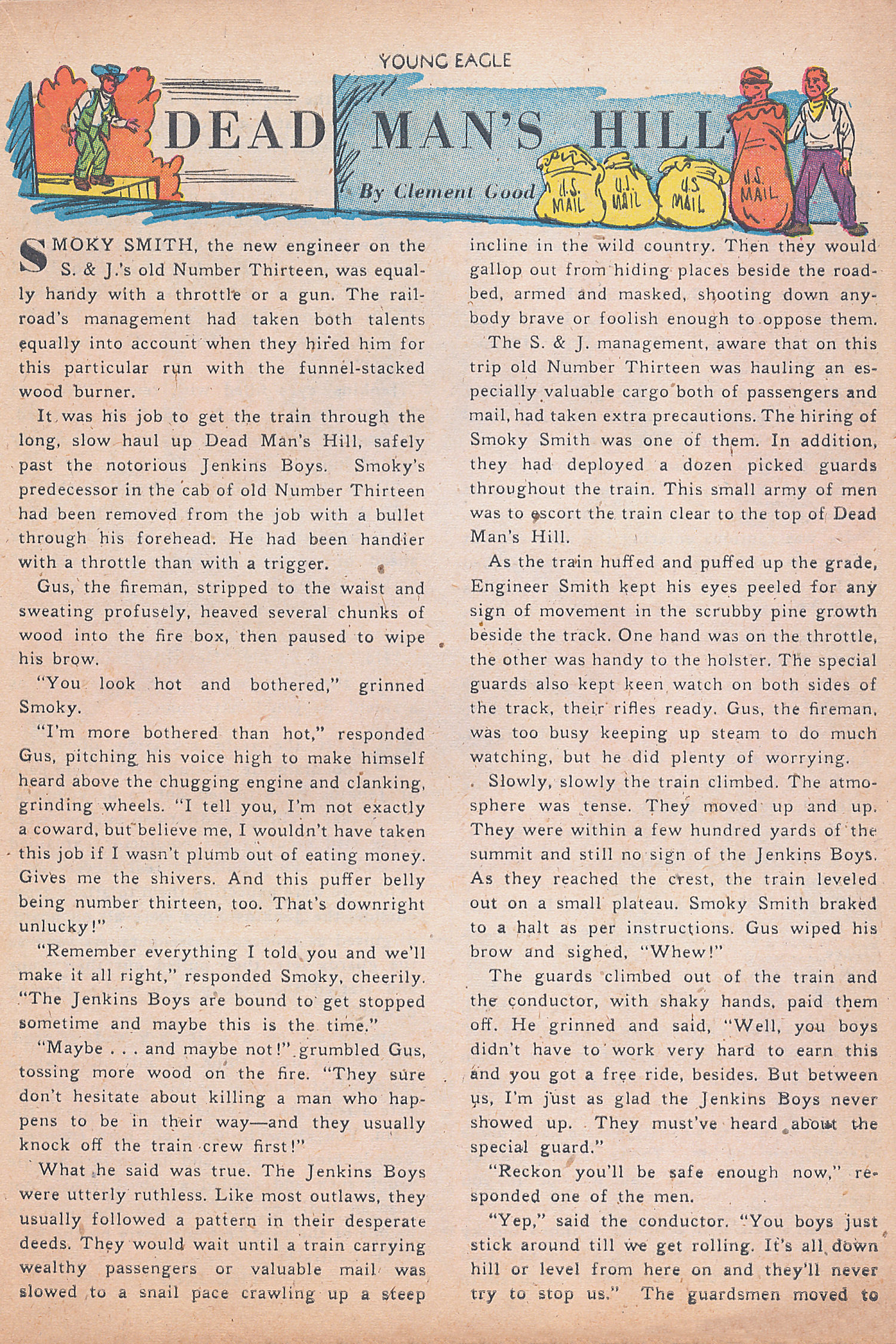 Read online Young Eagle comic -  Issue #8 - 13