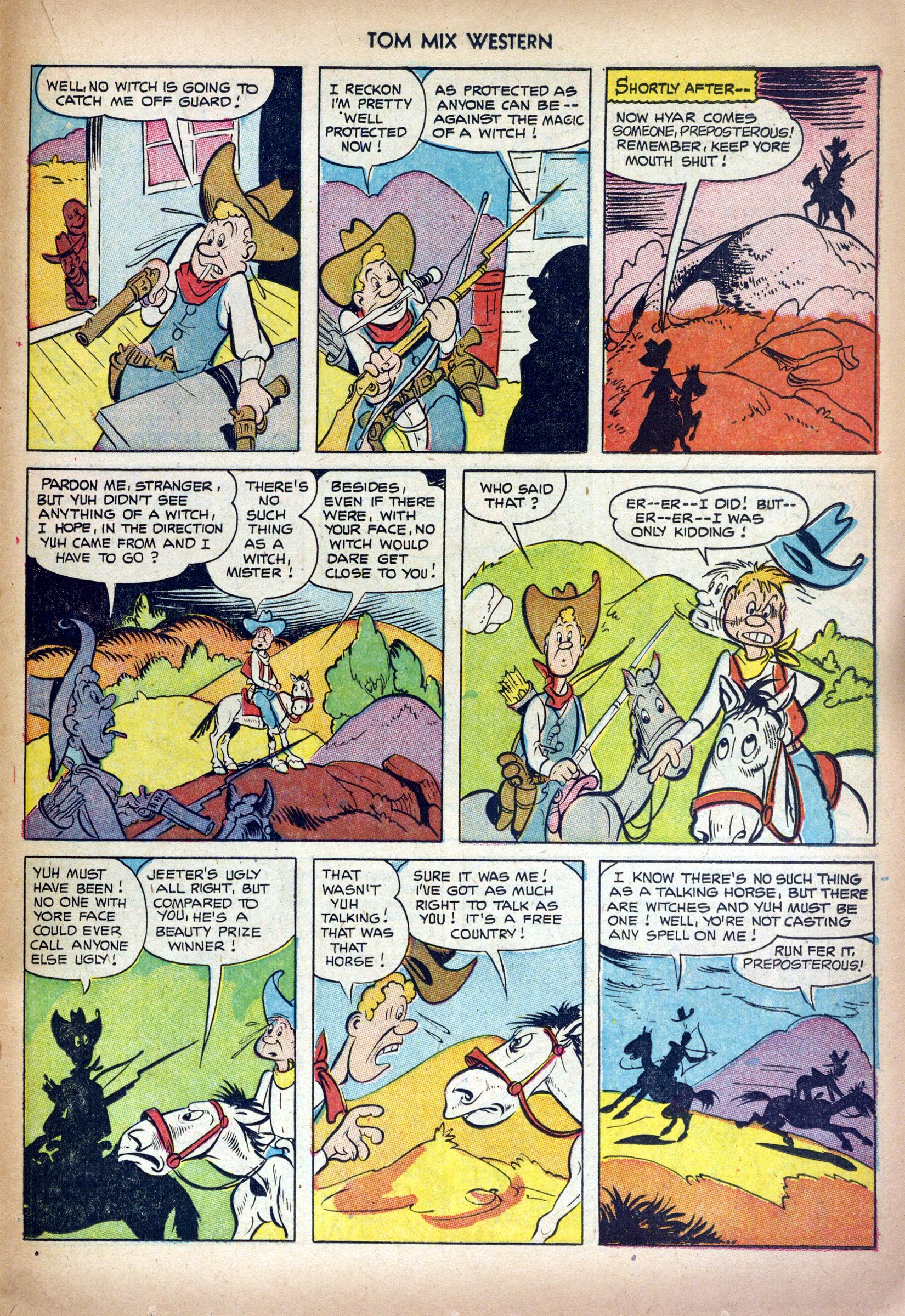 Read online Tom Mix Western (1948) comic -  Issue #58 - 23
