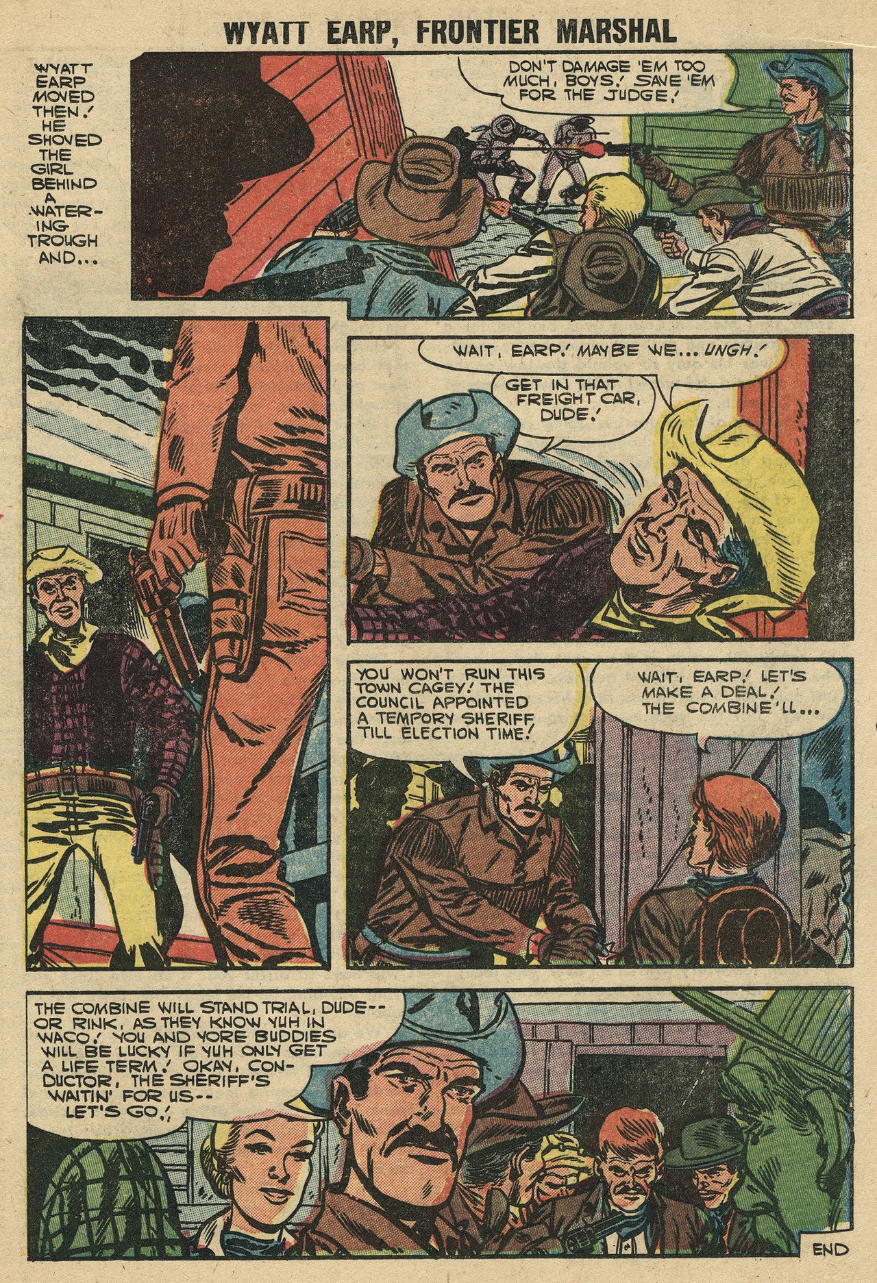 Read online Wyatt Earp Frontier Marshal comic -  Issue #16 - 17