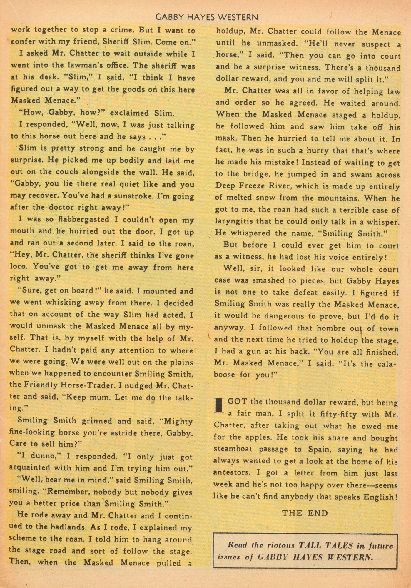 Read online Gabby Hayes Western comic -  Issue #44 - 13