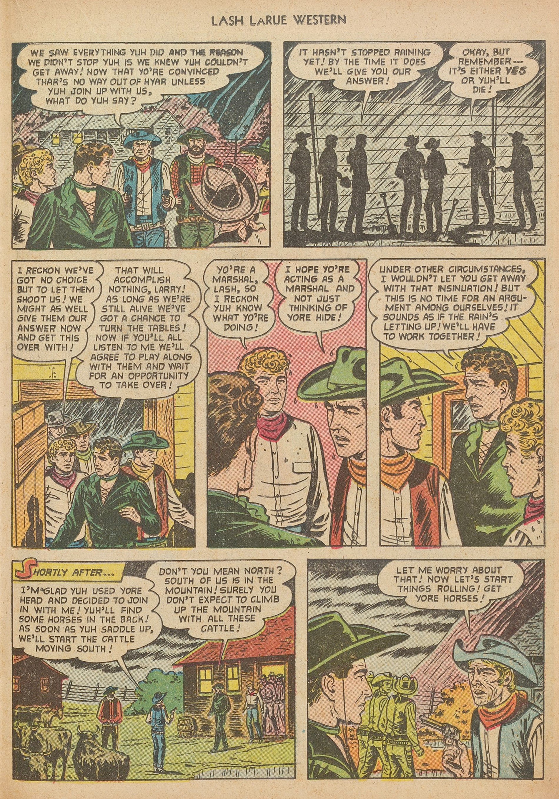 Read online Lash Larue Western (1949) comic -  Issue #40 - 19