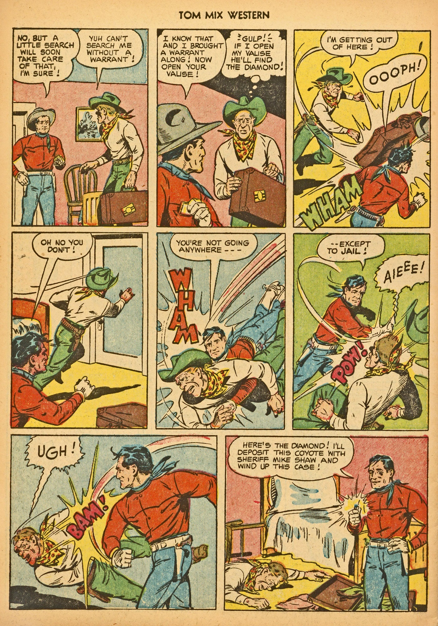 Read online Tom Mix Western (1948) comic -  Issue #59 - 34
