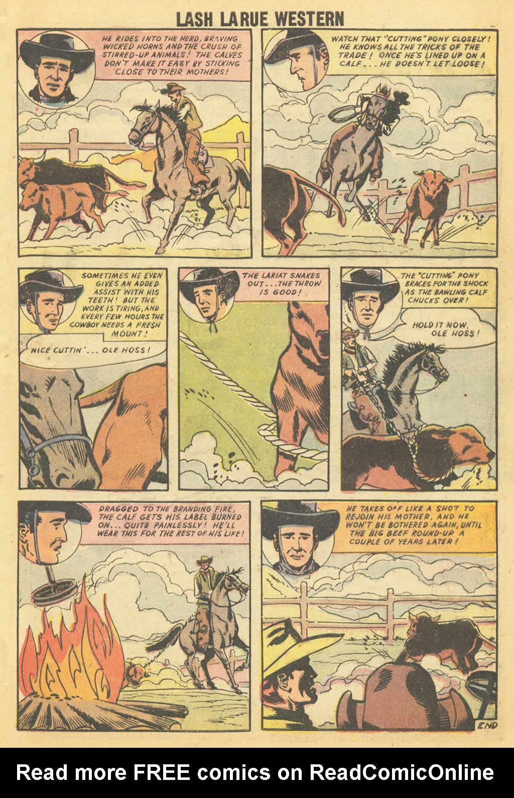 Read online Lash Larue Western (1949) comic -  Issue #68 - 16