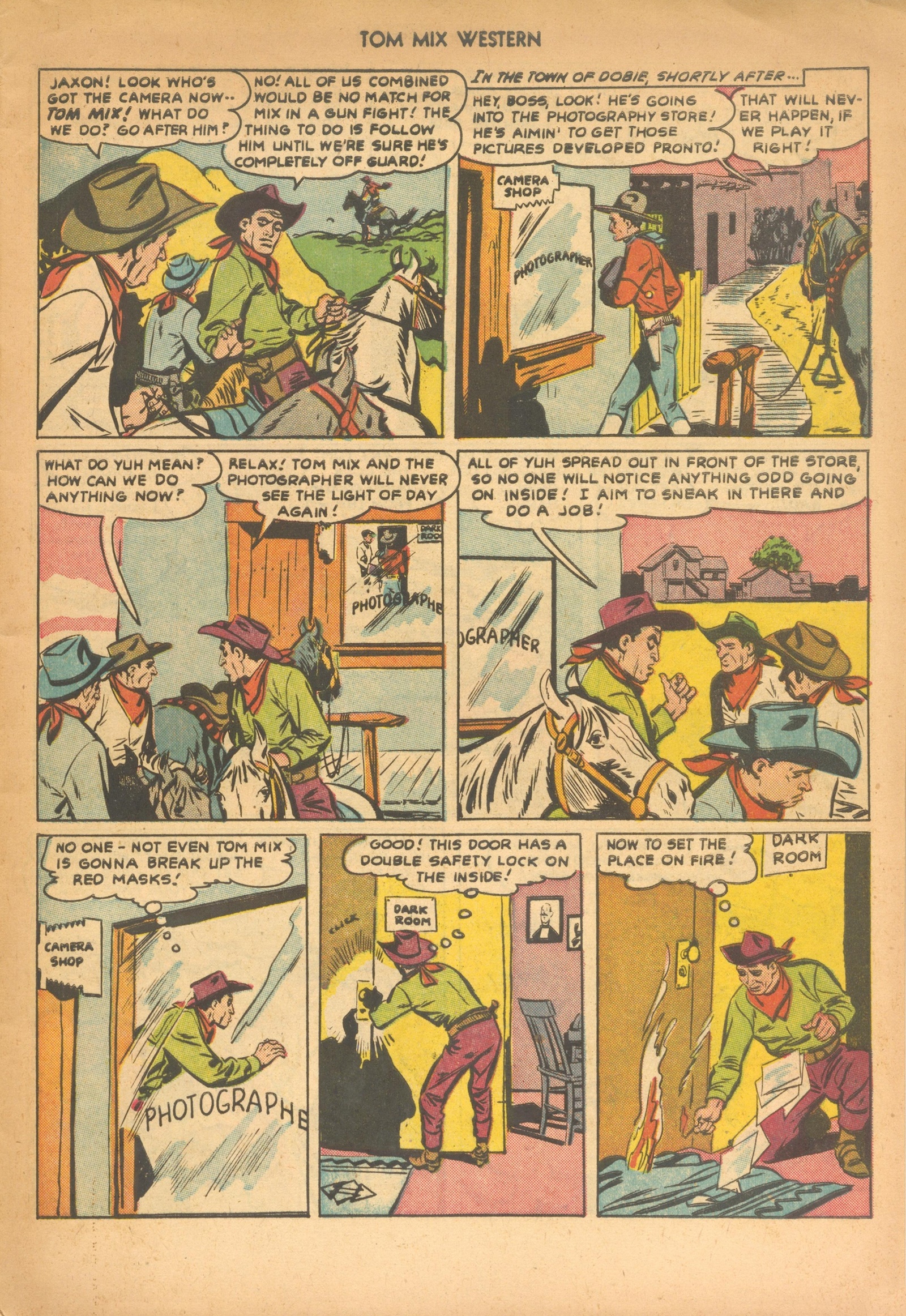 Read online Tom Mix Western (1948) comic -  Issue #57 - 5