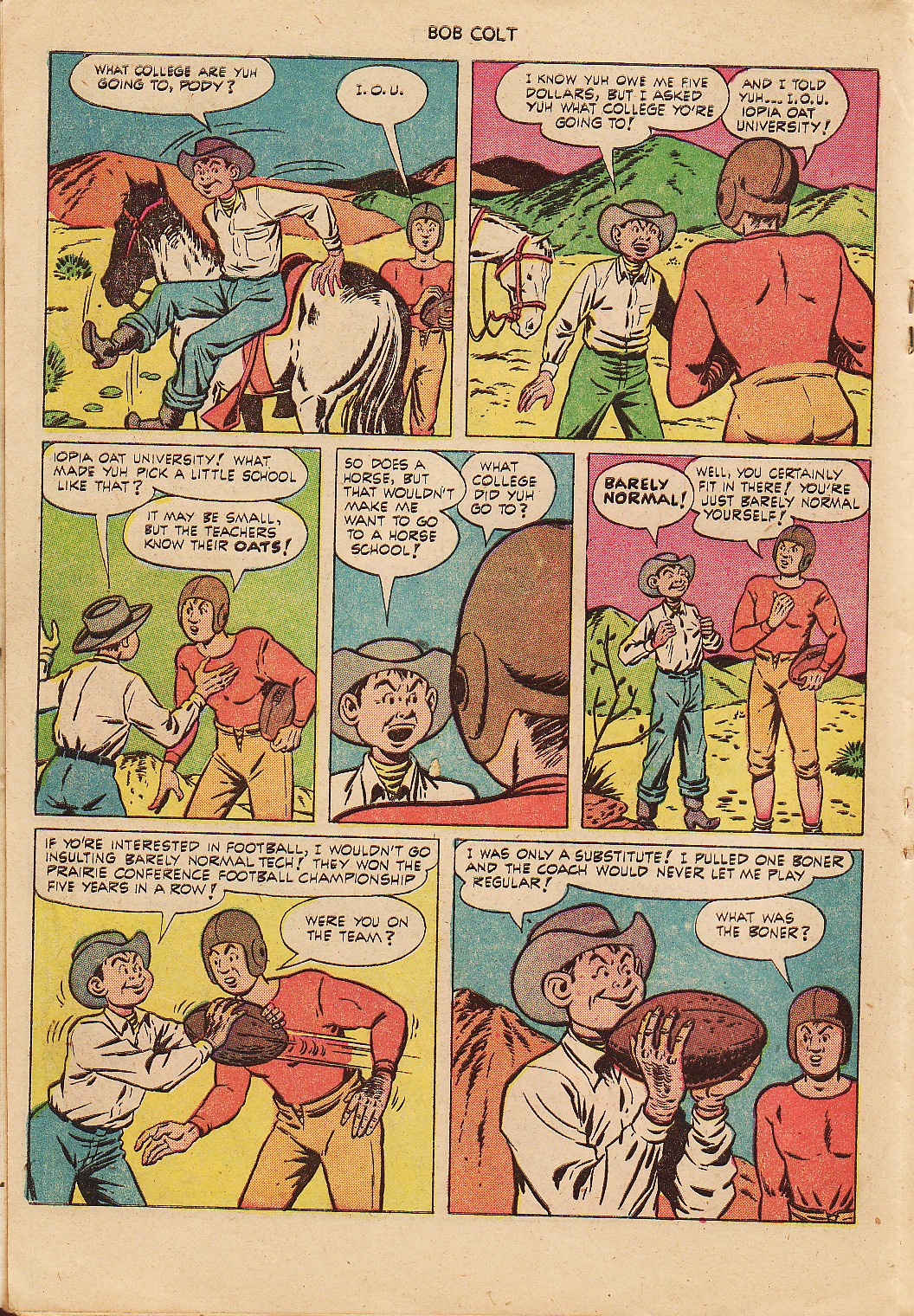 Read online Bob Colt Western comic -  Issue #7 - 18