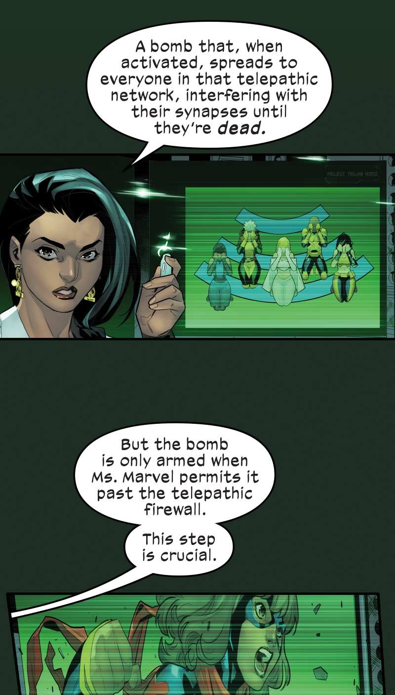 Read online Ms. Marvel: The New Mutant Infinity Comics comic -  Issue #3 - 23