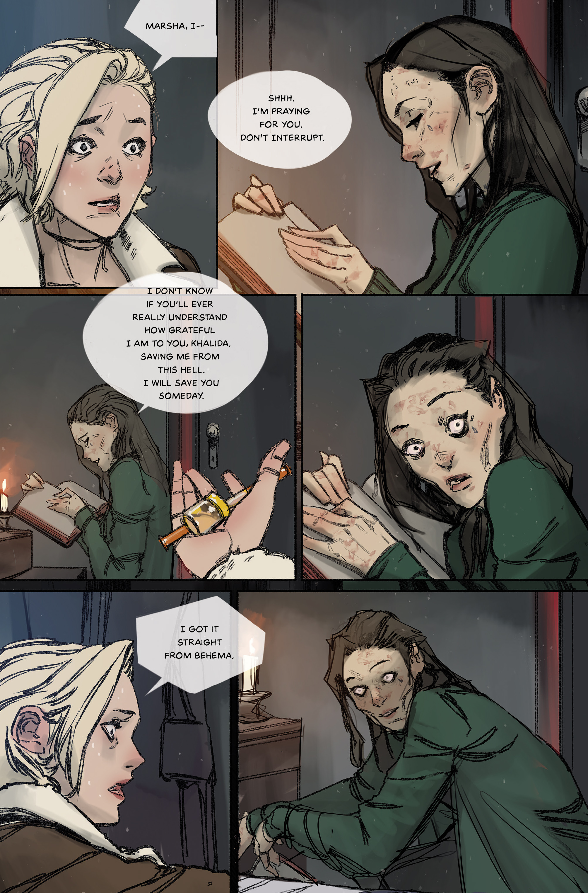 Read online Gumaa: The Beginning of Her comic -  Issue #2 - 8
