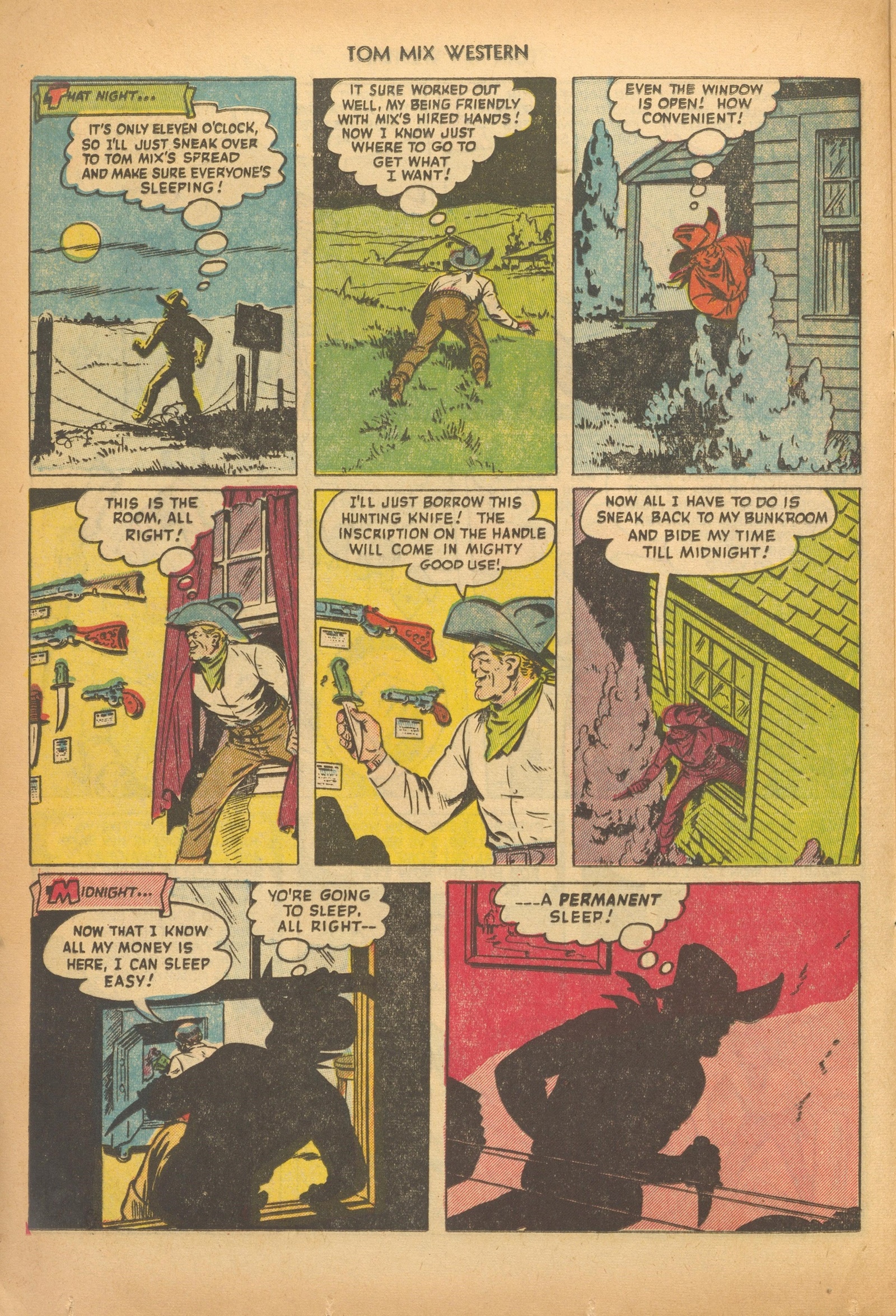 Read online Tom Mix Western (1948) comic -  Issue #56 - 16