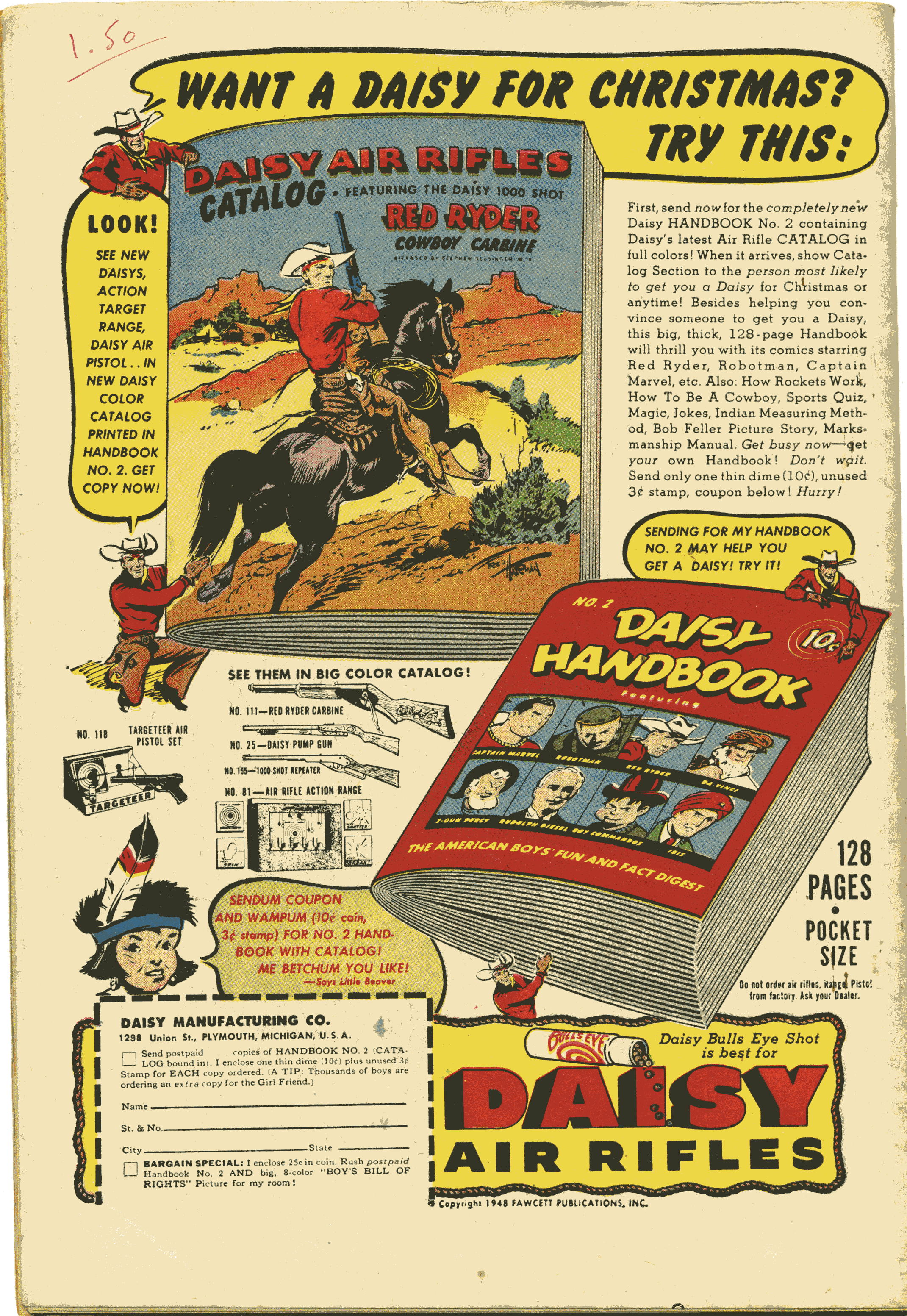 Read online Monte Hale Western comic -  Issue #31 - 52