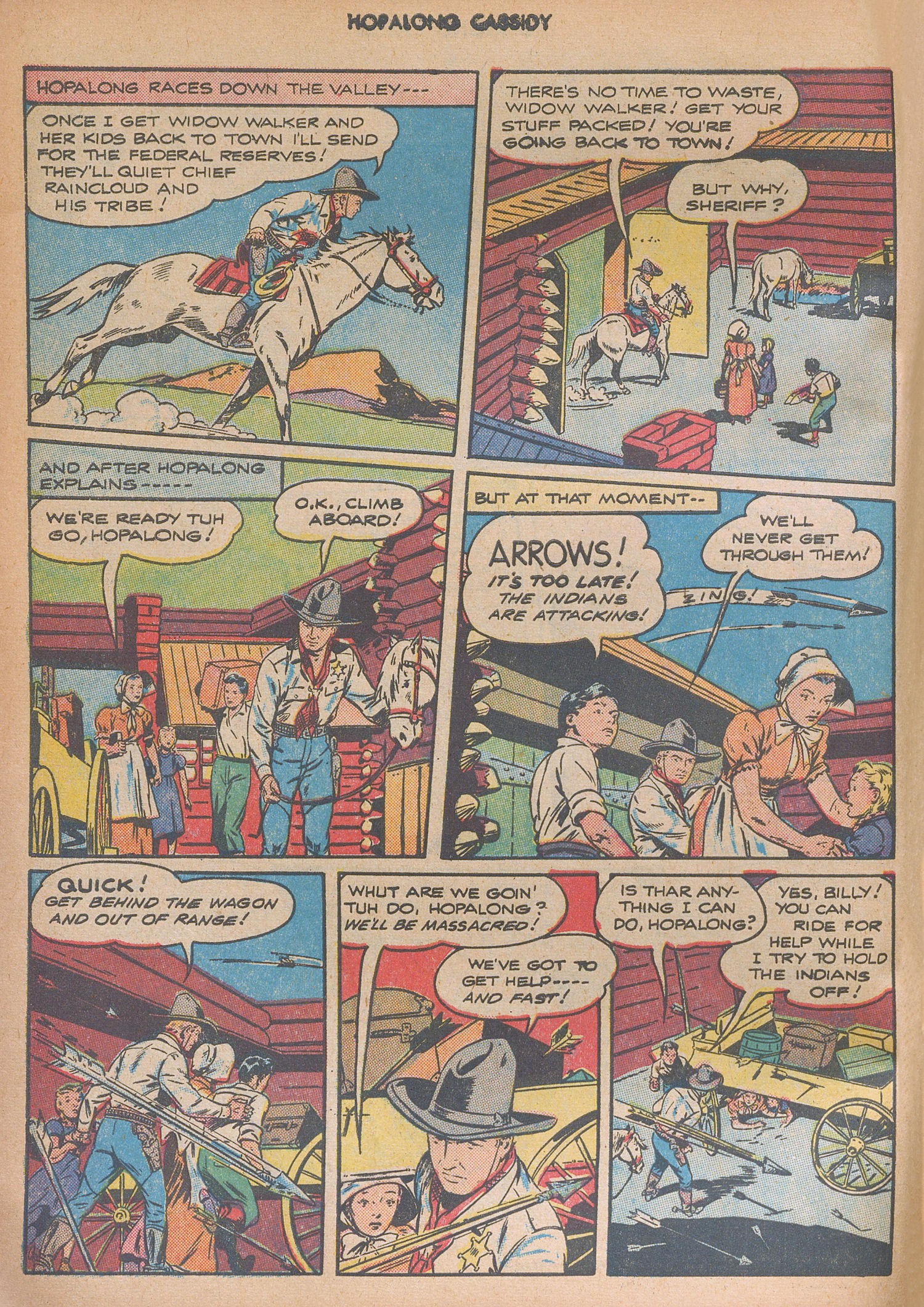 Read online Hopalong Cassidy comic -  Issue #9 - 6